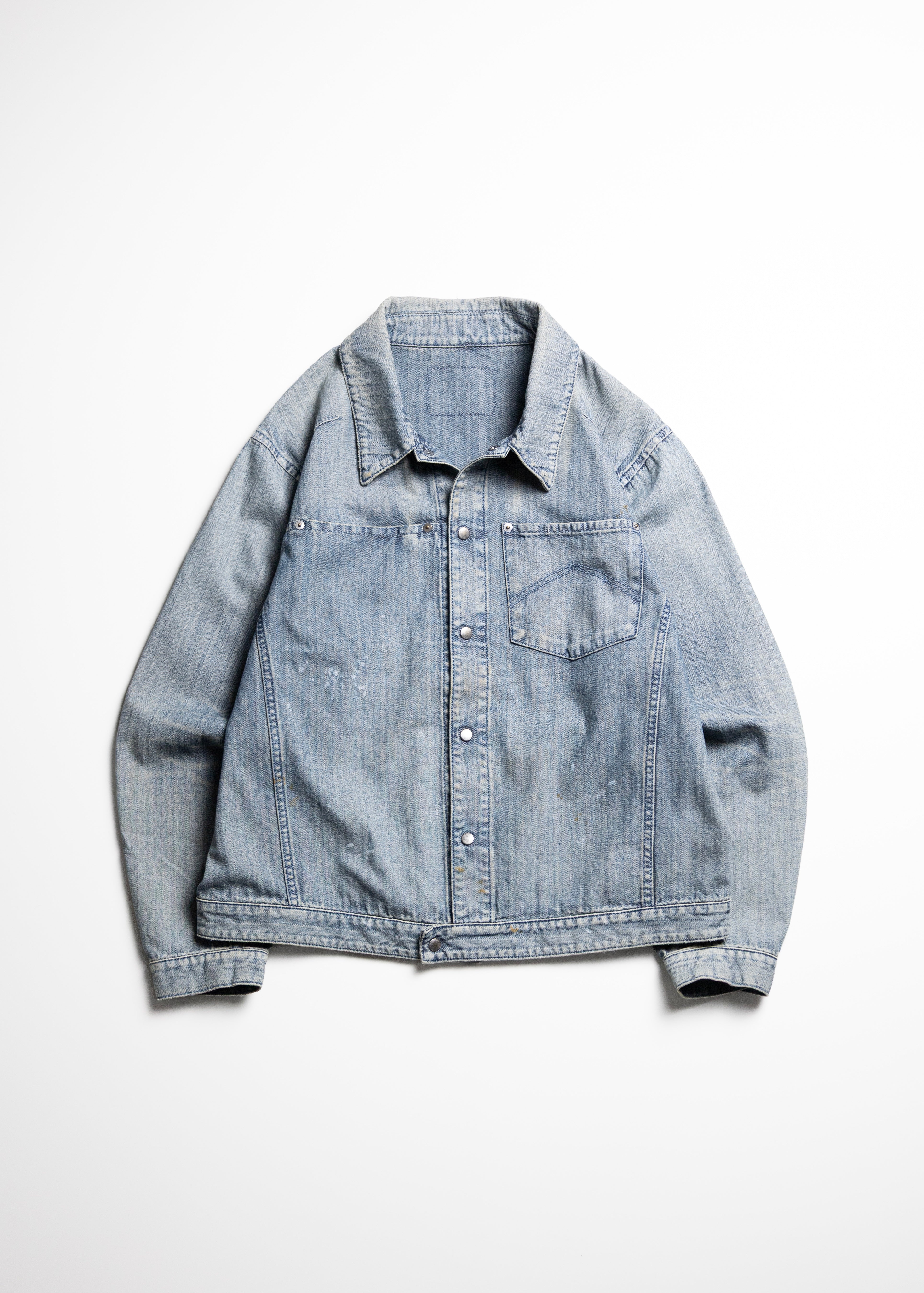 ANACHRONORM（アナクロノーム）HERRINGBONE DENIM JACKET – process