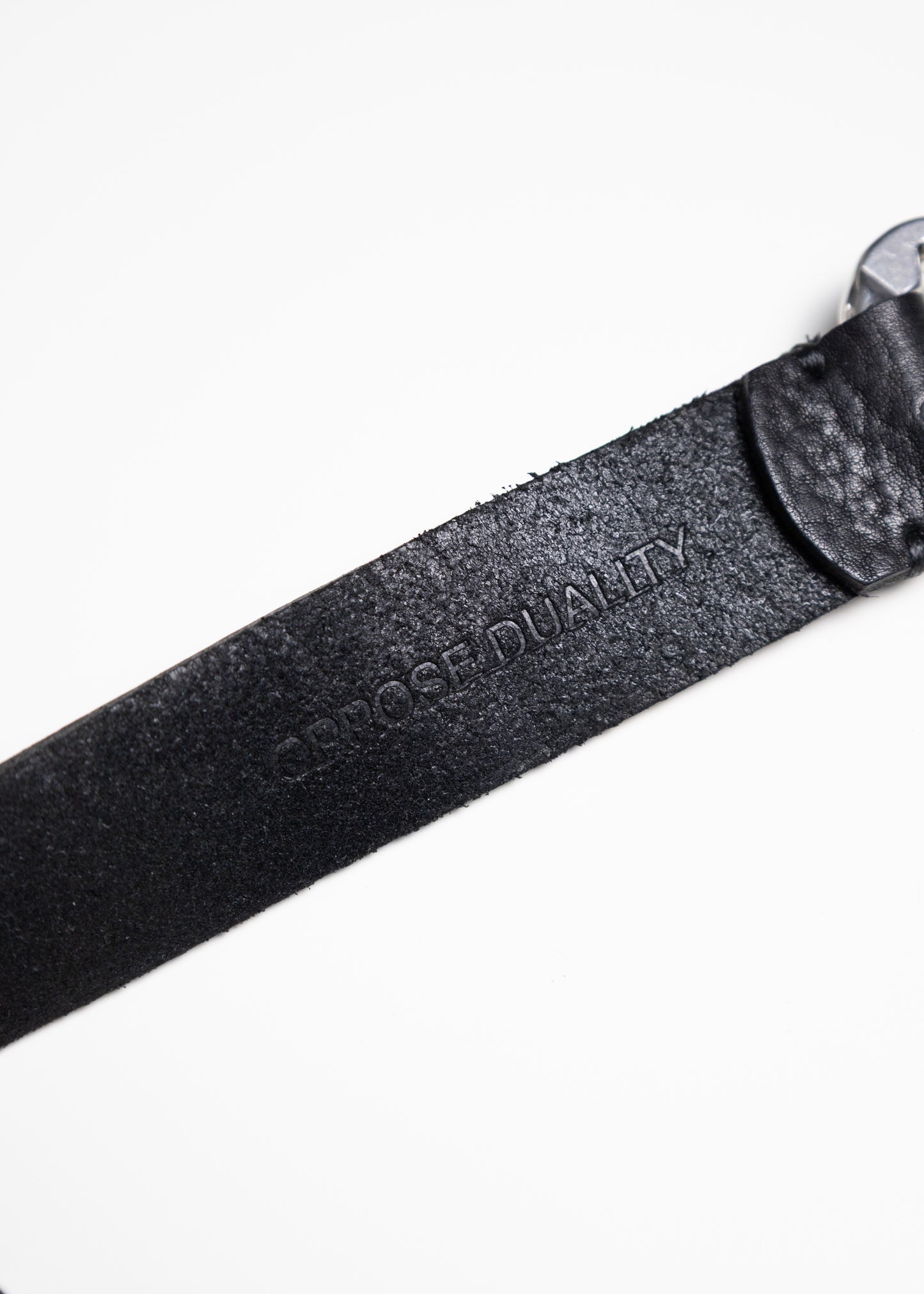 OPPOSE DUALITY Carabiner Belt ベルト レザー カラビナ 背面