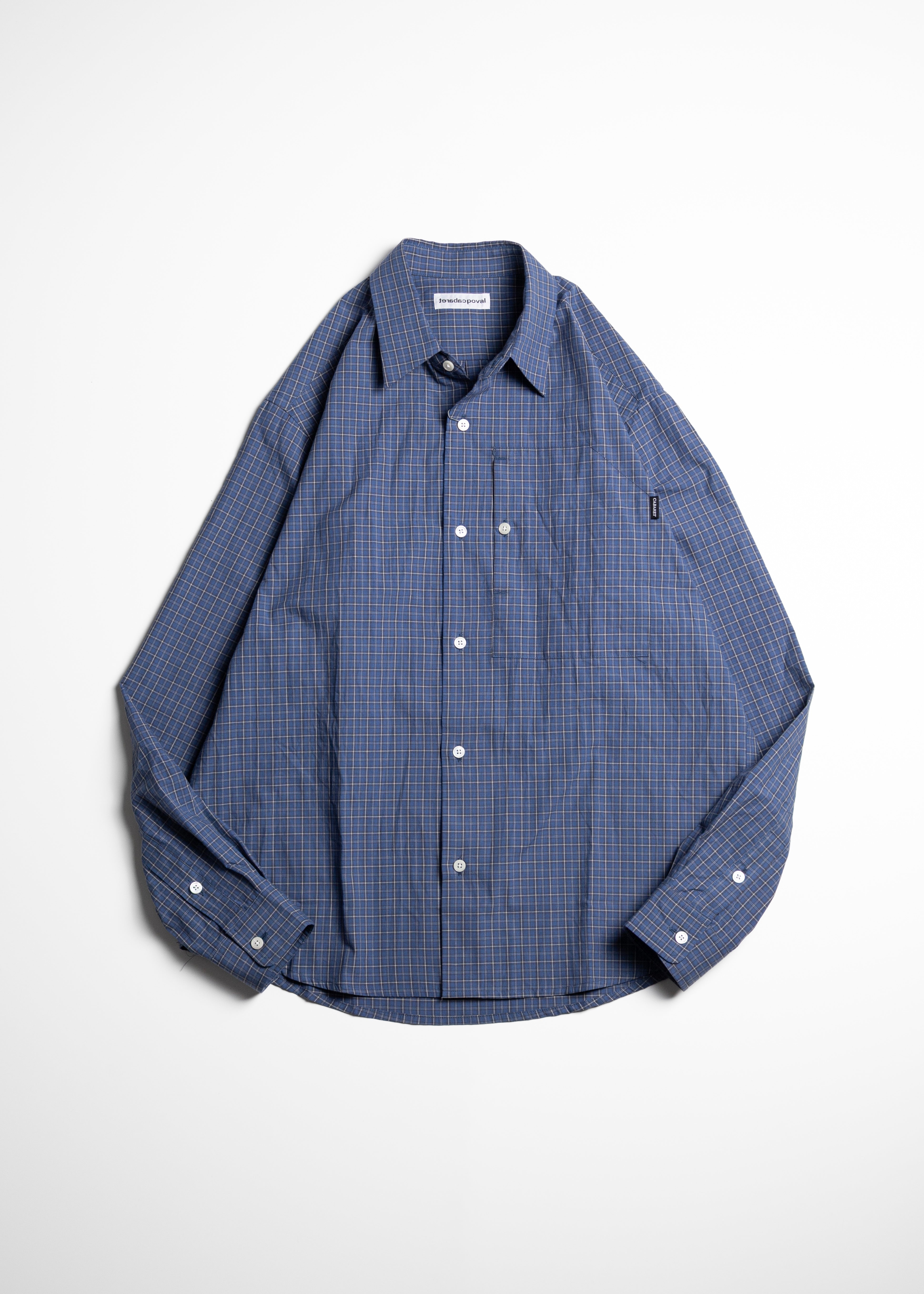CABARET POVAL（キャバレーポバール）IP Plaid L/S Shirt – process