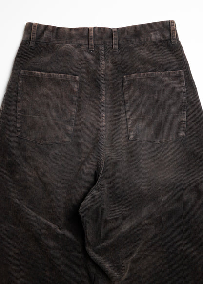 [ANACHRONORM] CORDUROY TUCK WIDE PANTS