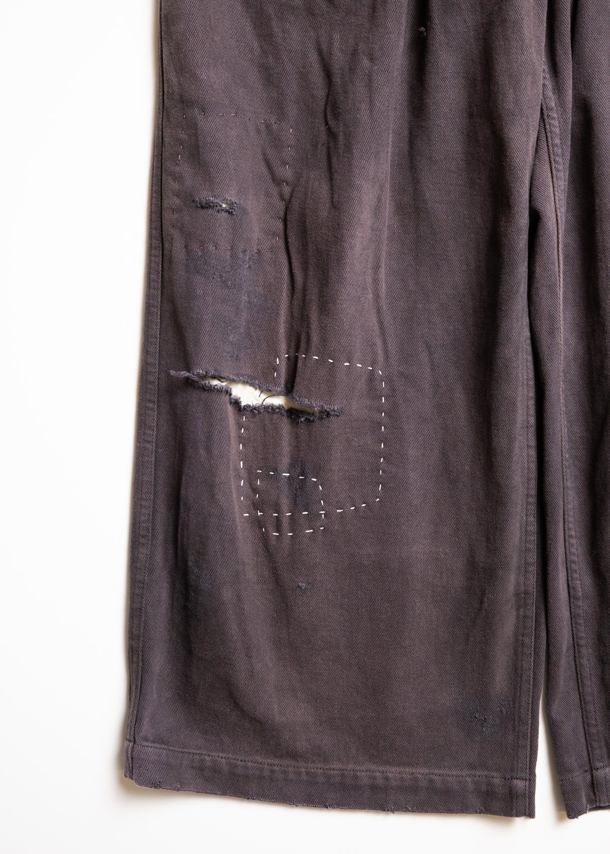 [ANACHRONORM] KERSEY TUCK WIDE PANTS