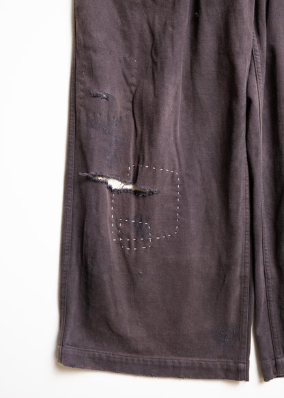[ANACHRONORM] KERSEY TUCK WIDE PANTS