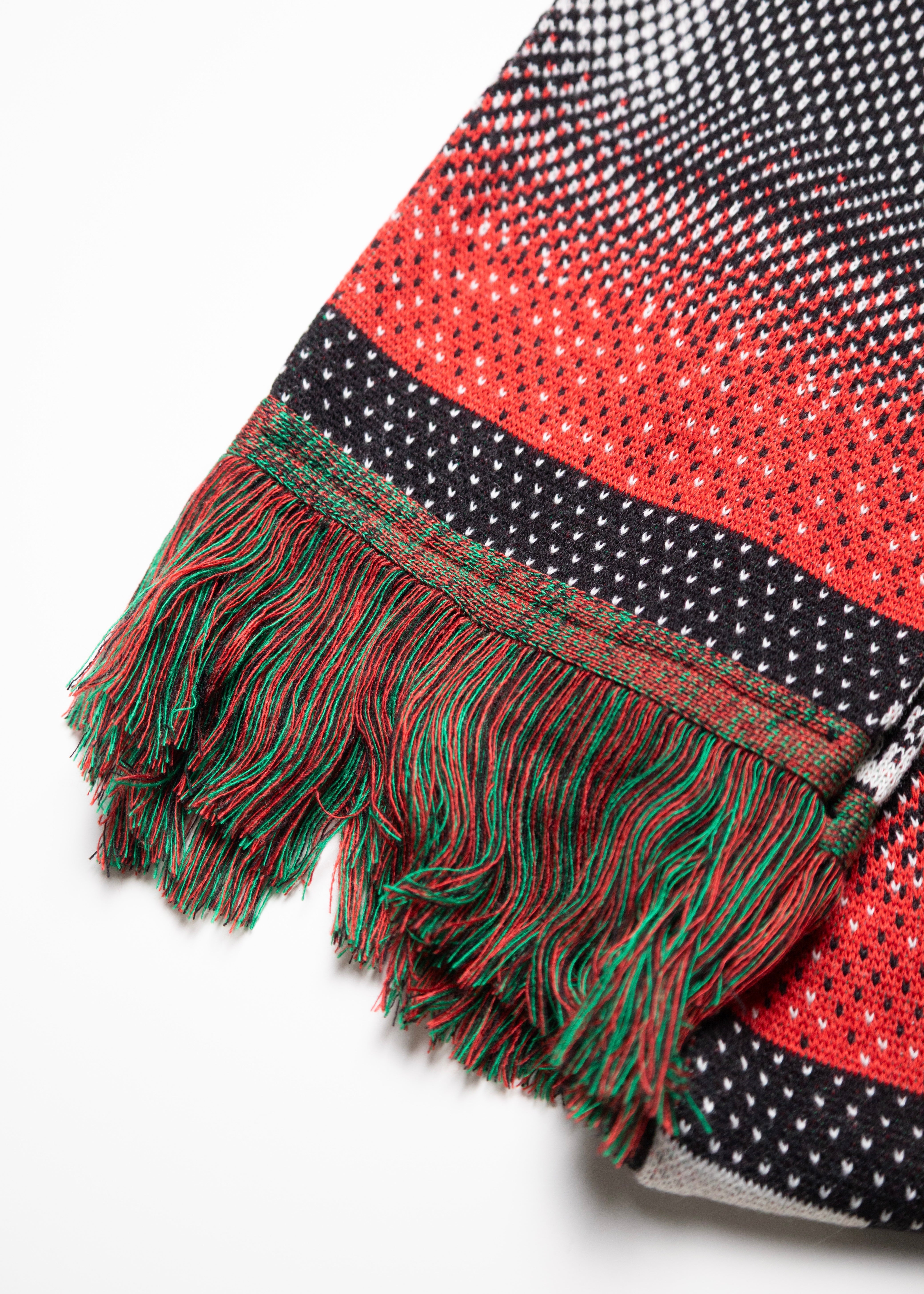 bal original（バル）JACQUARD KNIT SOCCER SCARF – process