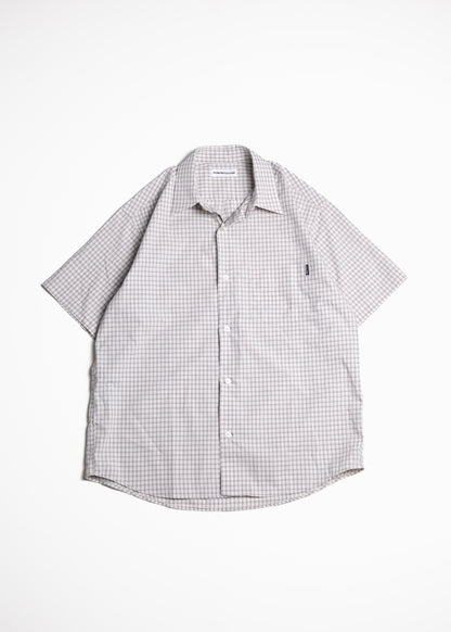 [CABARET POVAL] Plaid S/S Shirt