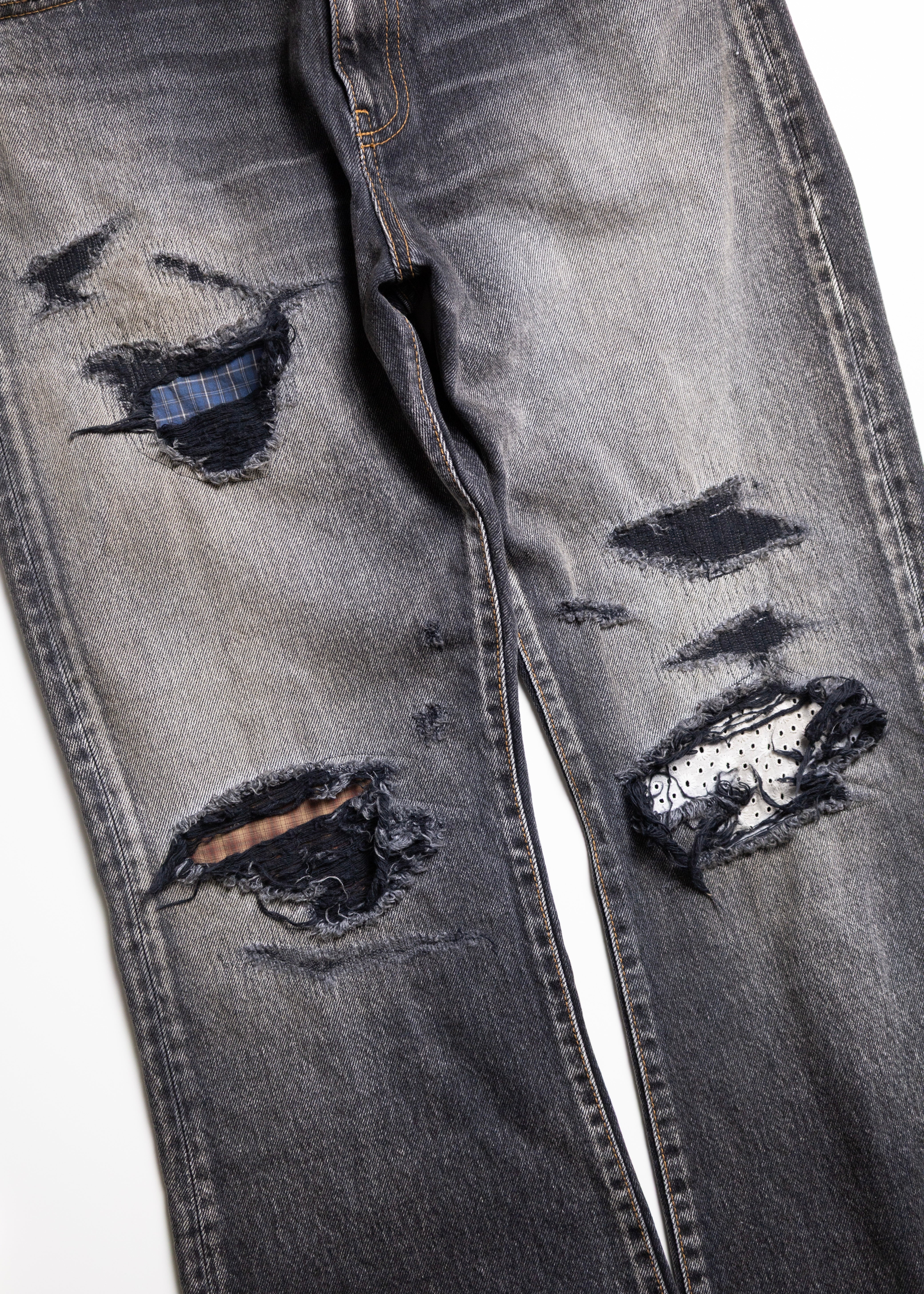 KHOKI （コッキ）Faded Memory Denim Pants – process