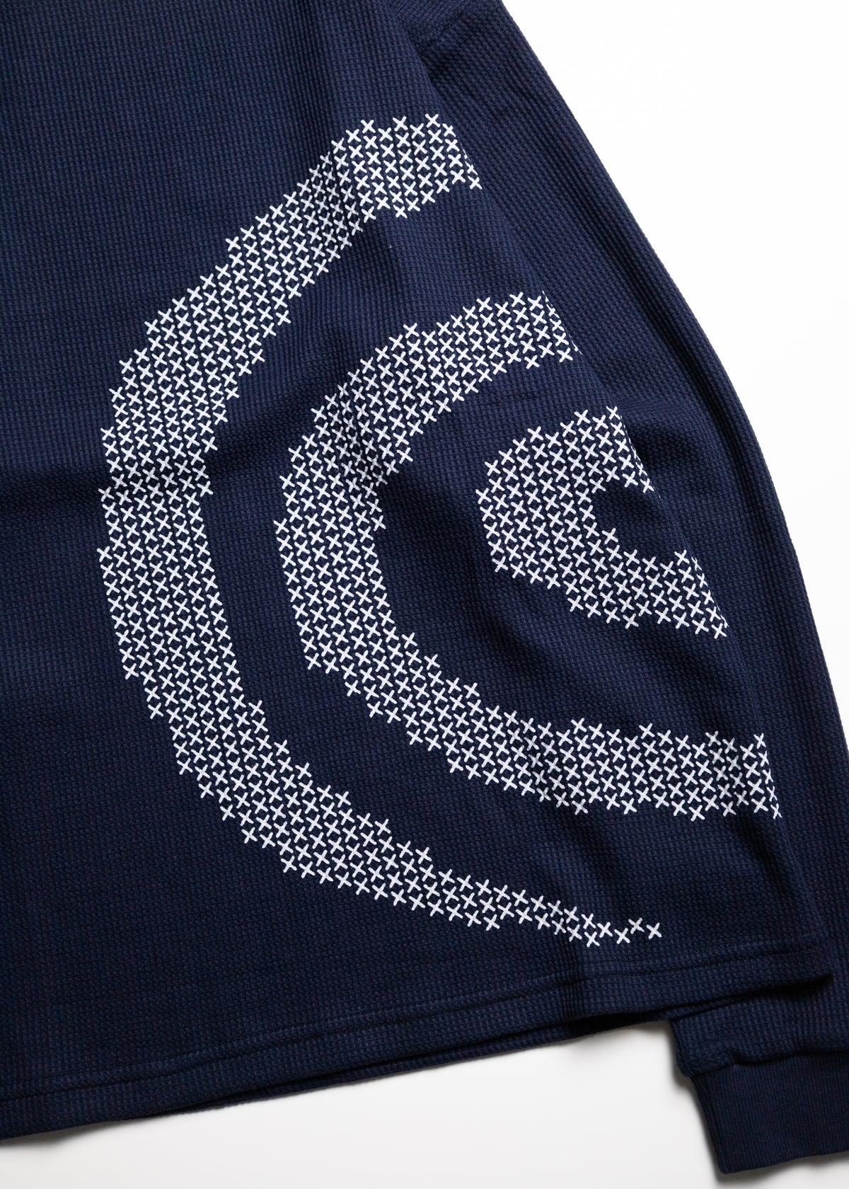 [SOL soonerorlater] CROSS GURUGURU WAFFLE L/S TEE