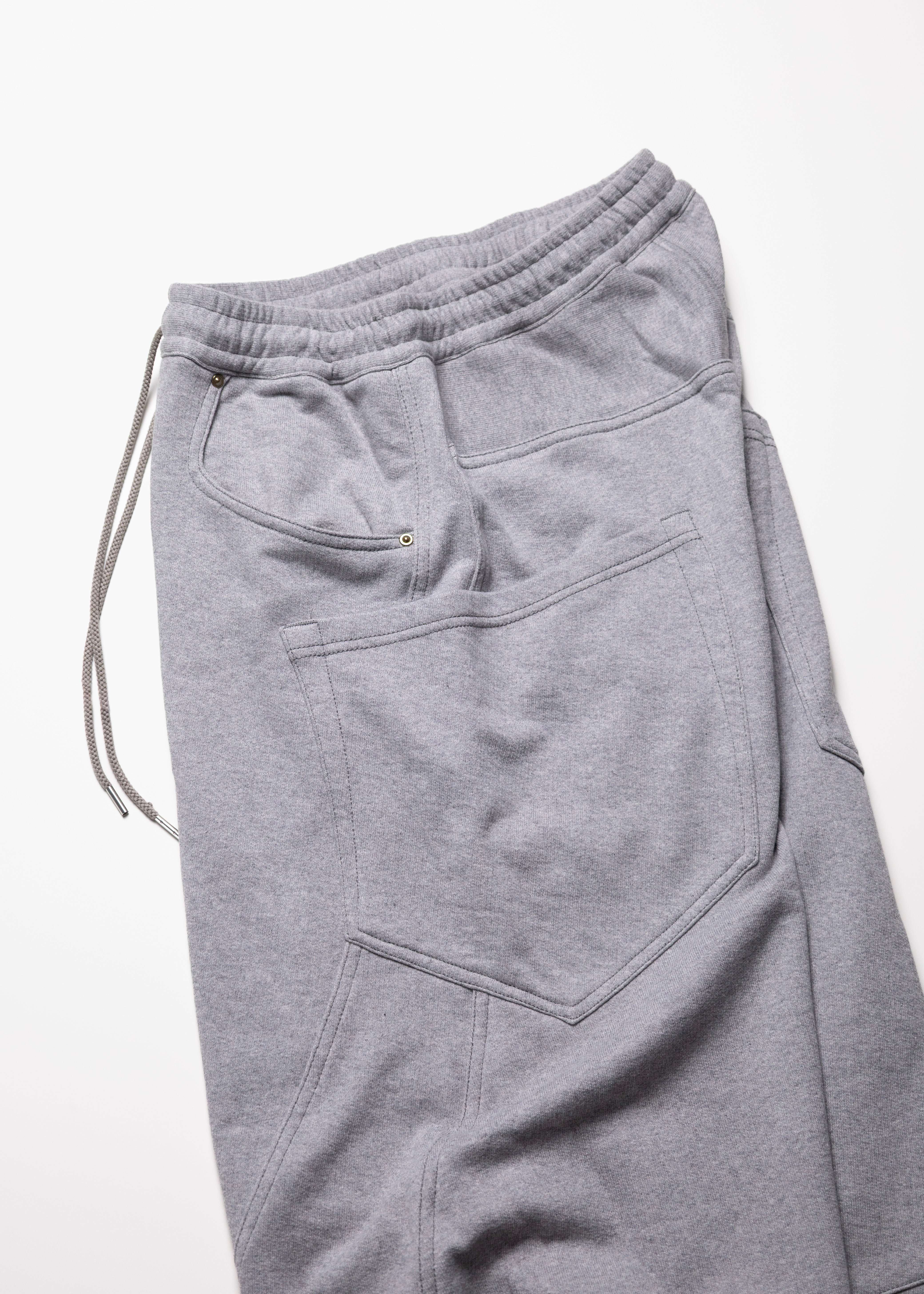 khoki コッキ 25ss 3D cutting design pants コッキ KHOKI 3D cutting denim pants （Black） -FASCINATE