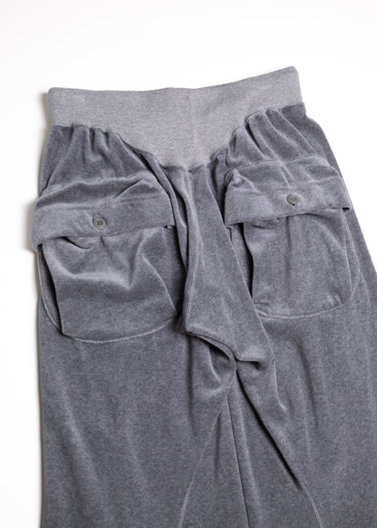 [NVRFRGT] VELOUR 3D TWISTED LOUNGE PANTS