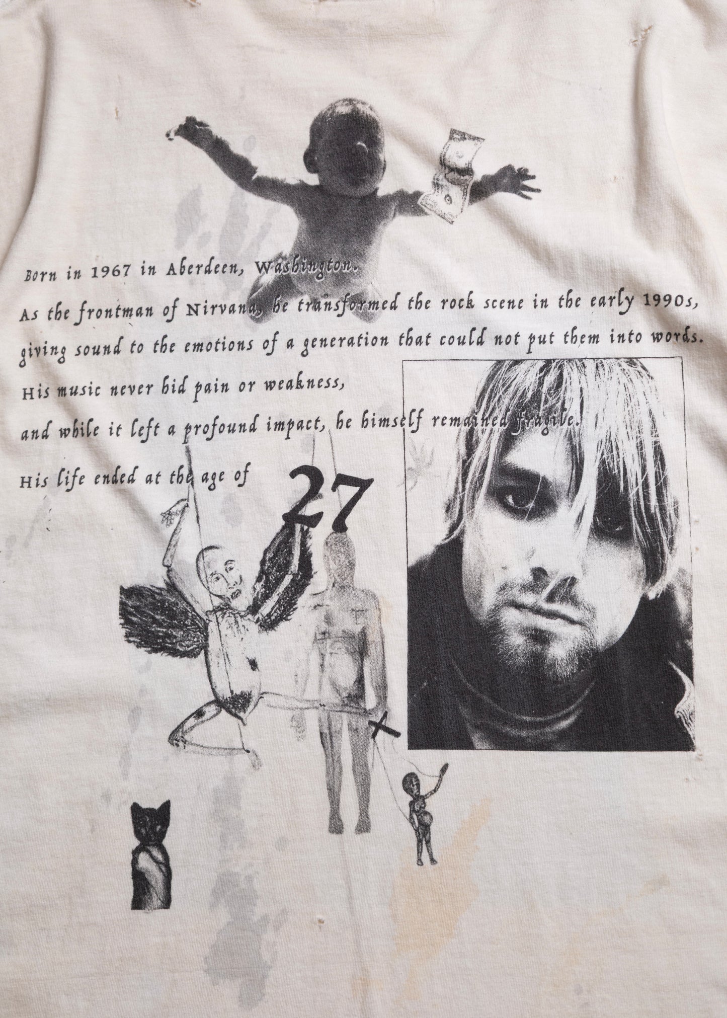 [Rebelle de luxe] KURT D. COBAIN S/S TEE