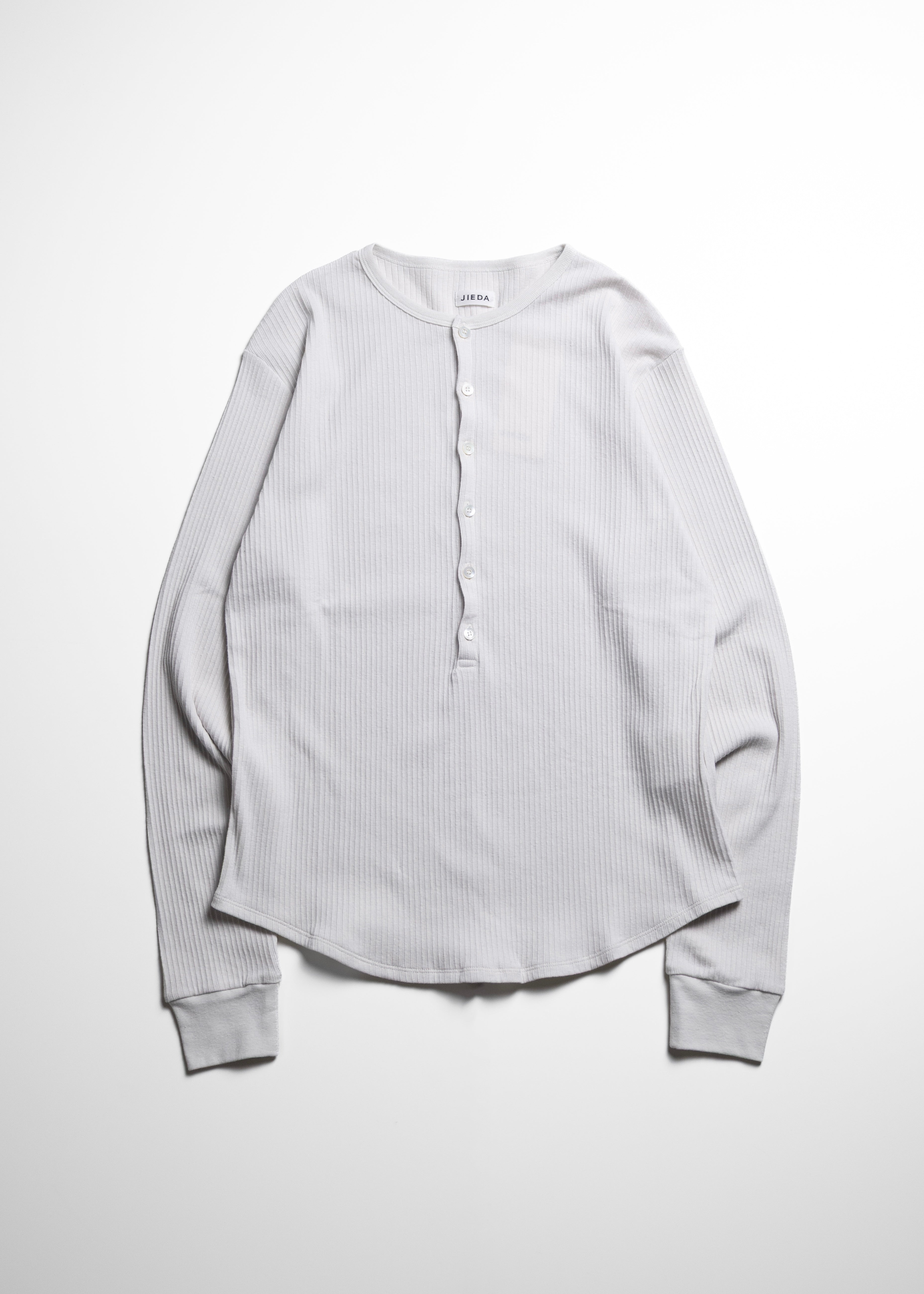 JIEDA（ジエダ）VINTAGE LIGHT RIB HENRY NECK L/S – process