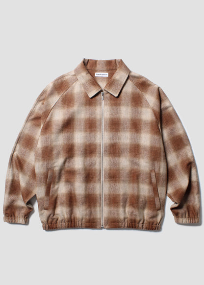 [CABARET POVAL] Wool Ombre Check Drizzler Shirt