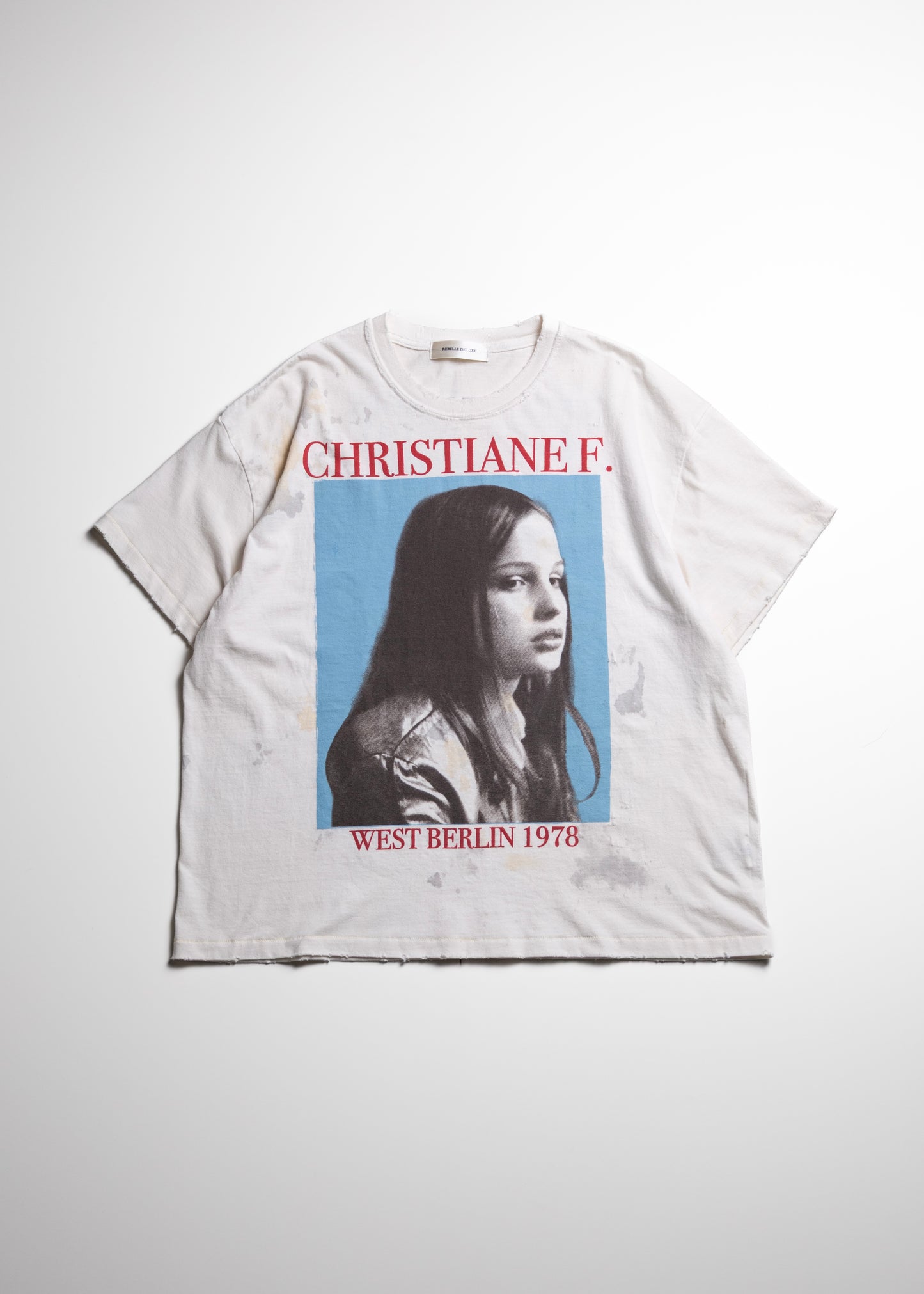 [Rebelle de luxe] CHRISTANE F. S/S TEE
