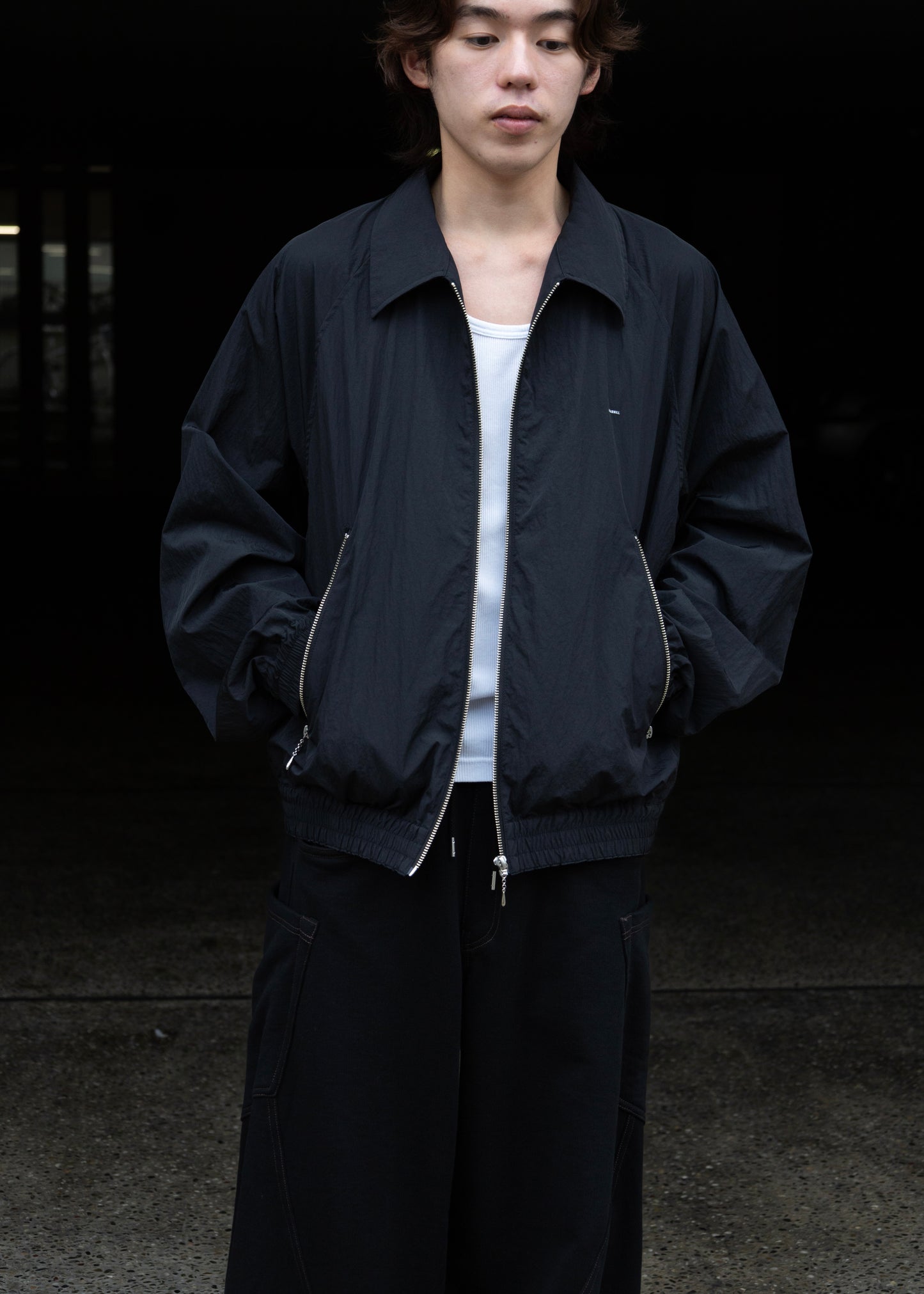[SUGARHILL] NYLON ZIP SWINGTOP