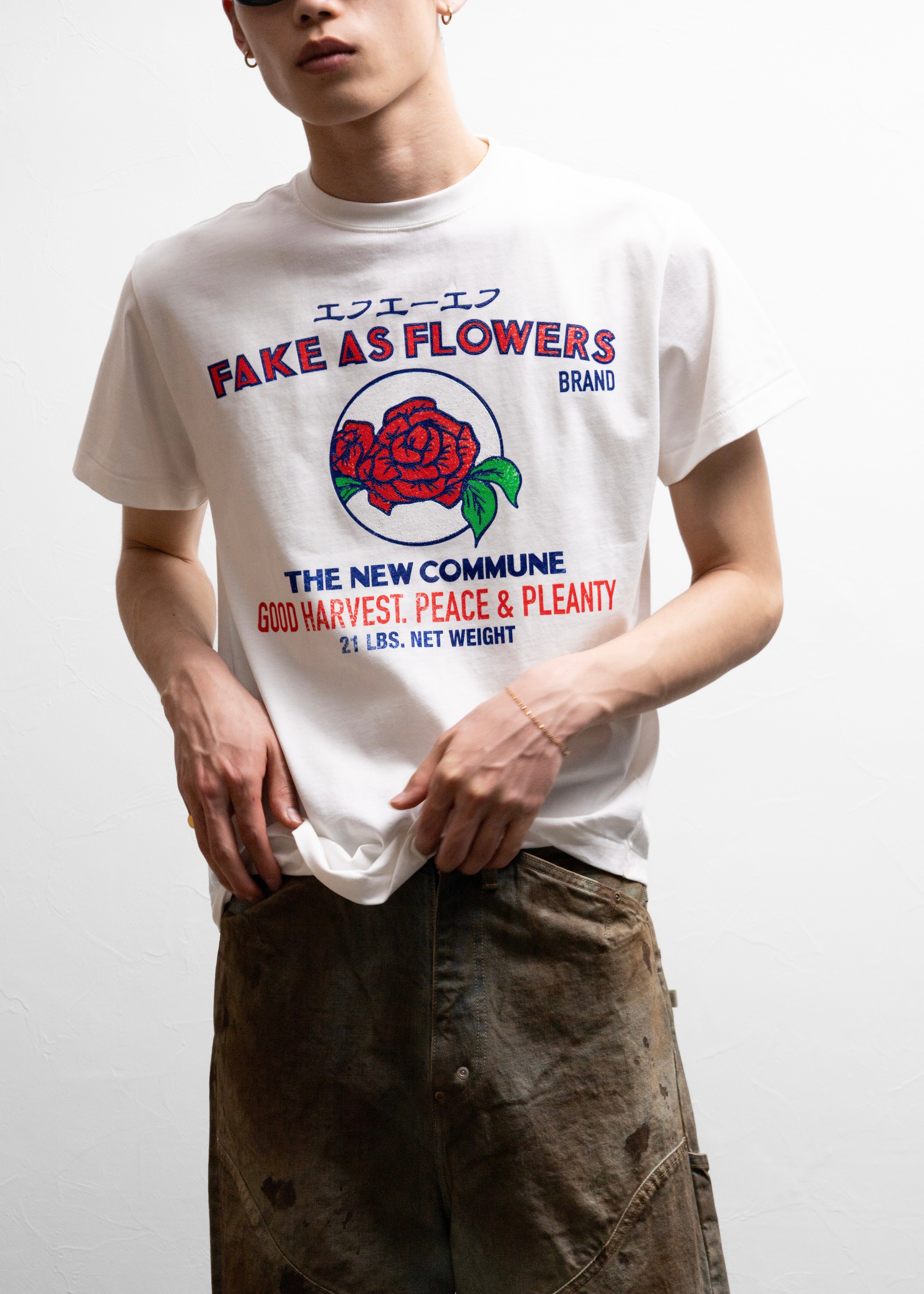 FAF（Fake As Flowers）Label Tee – process