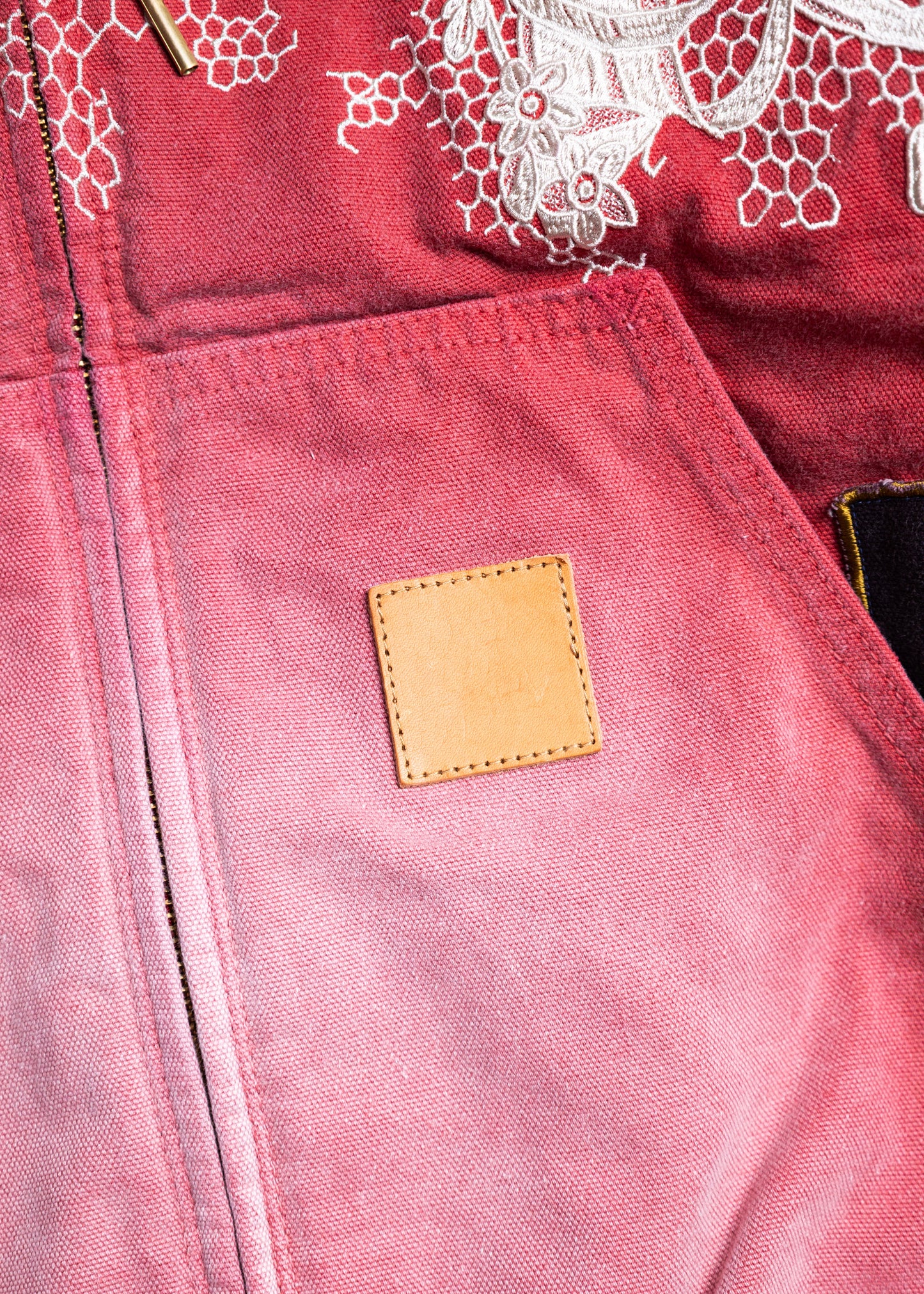 [KHOKI] Vintage-effect embroidered jacket