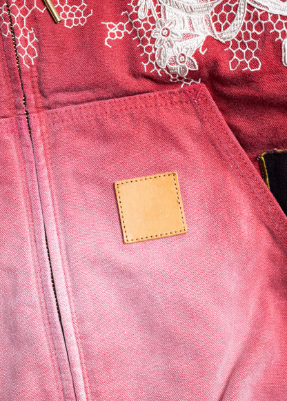 [KHOKI] Vintage-effect embroidered jacket