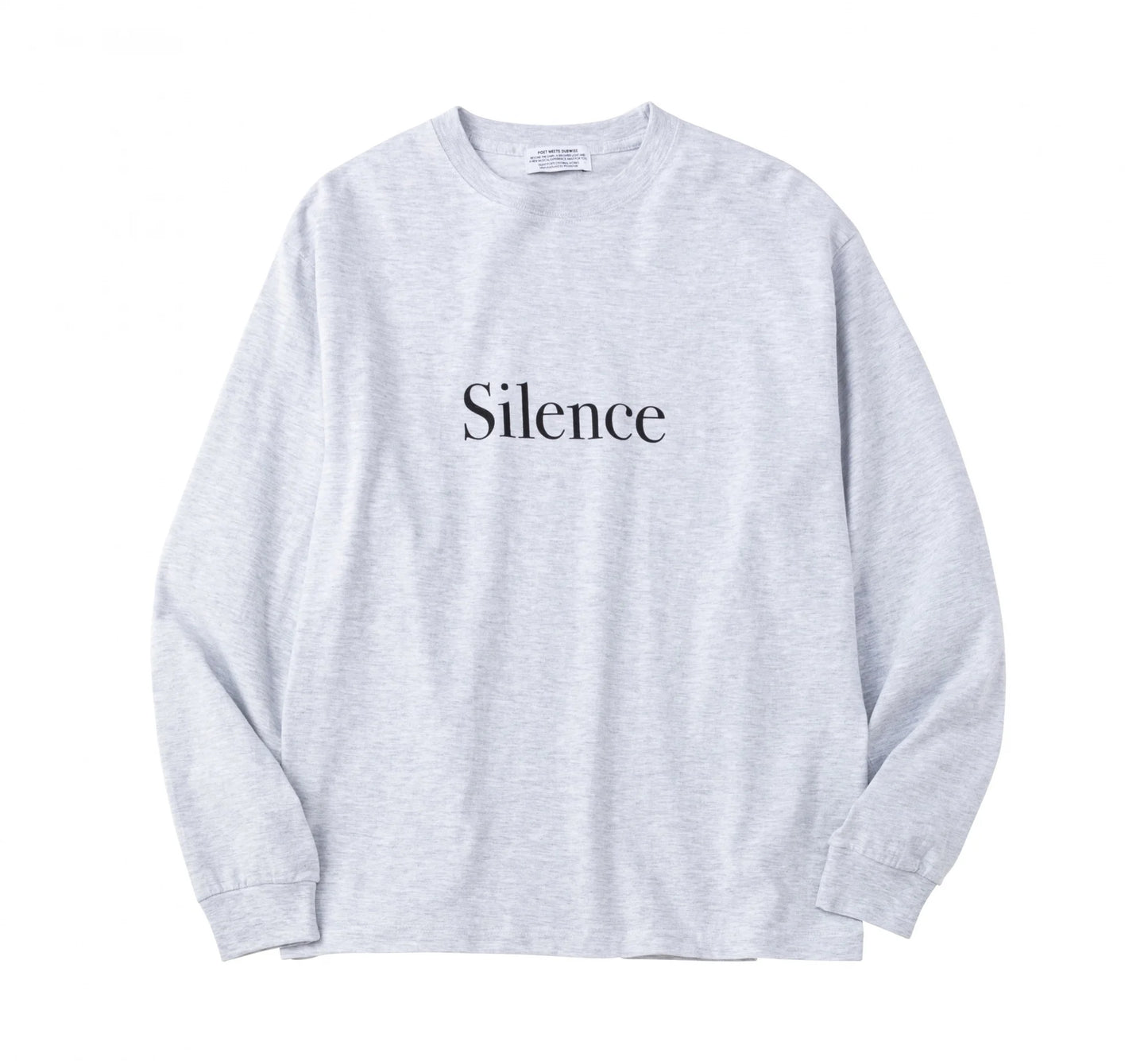 [POET MEETS DUBWISE] SILENCE L/S T-Shirt