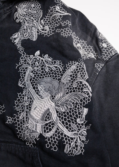 [KHOKI] Vintage-effect embroidered jacket
