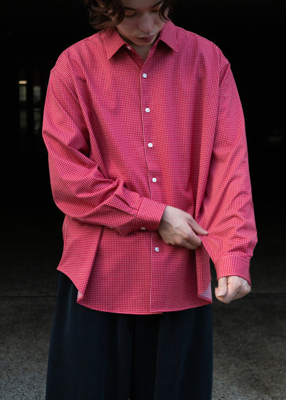 [KANEMASA PHIL.] 36G Atmosphere Check Shirt
