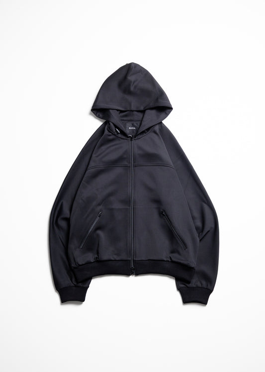 [ROTOL] Smooth Jersey Hooded Track Jacket