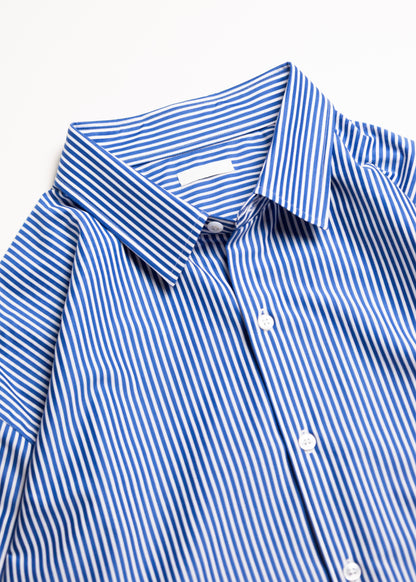 [KANEMASA PHIL.] 46G Stripe Atmosphere Shirt