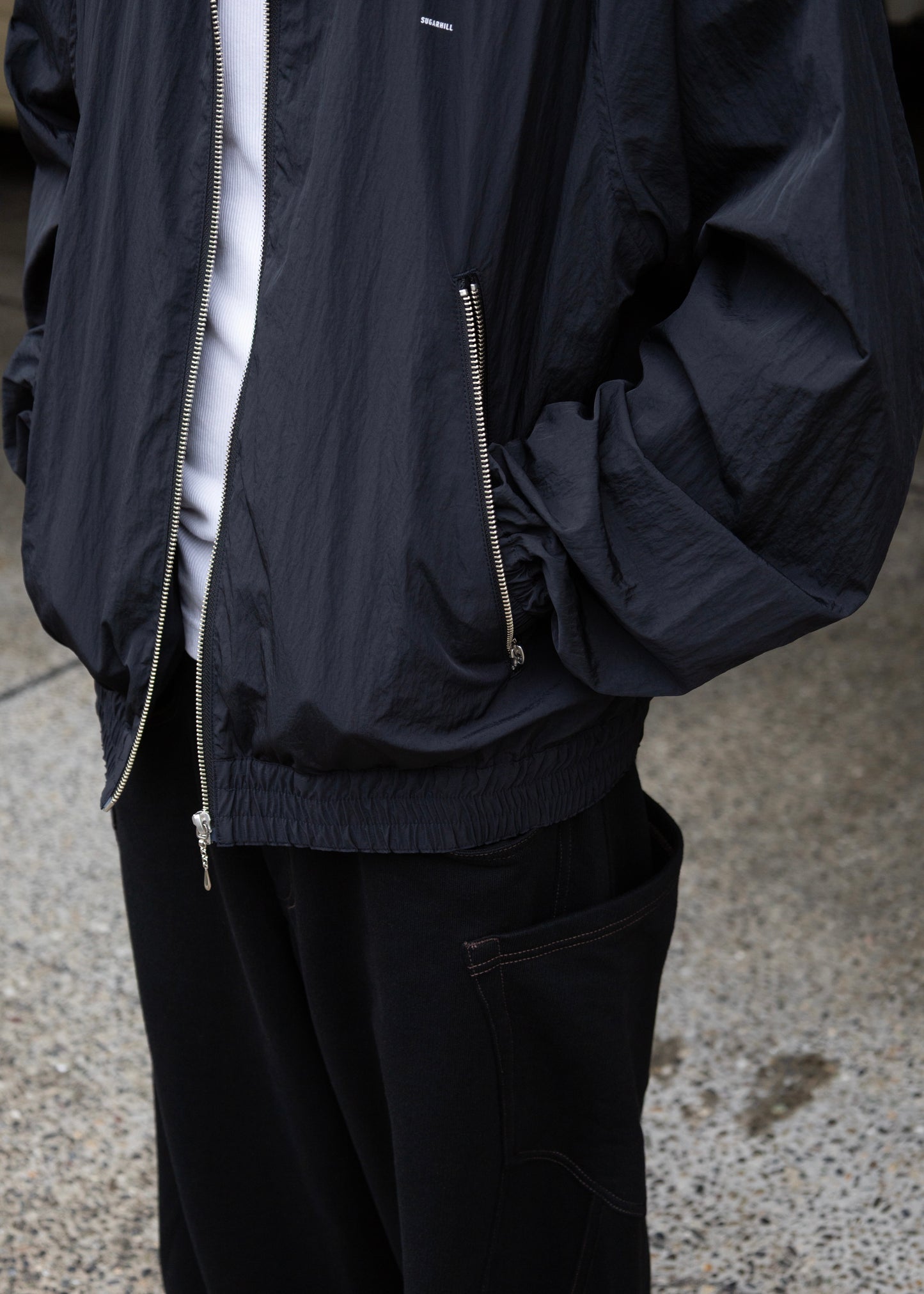 [SUGARHILL] NYLON ZIP SWINGTOP