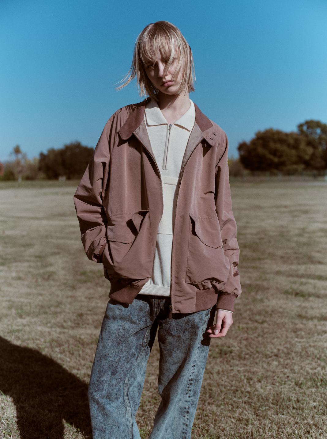 CABARET POVAL(キャバレーポヴァール)Harrinton Jacket – process CABARET POVAL(キャバレーポヴァール)Harrinton Jacket – process