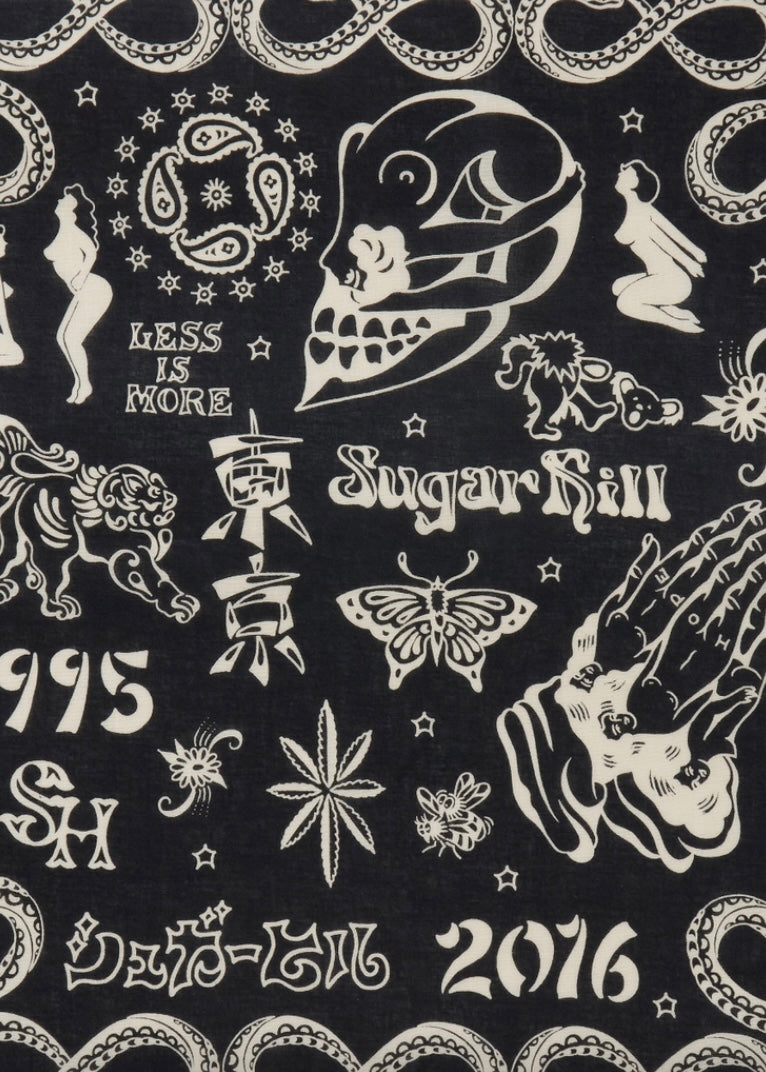 [SUGARHILL] TATOO FLASH BANDANA