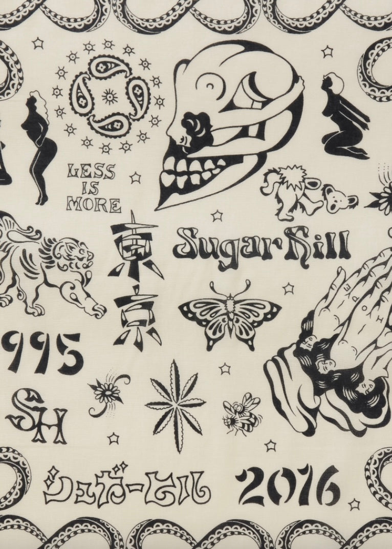 [SUGARHILL] TATOO FLASH BANDANA