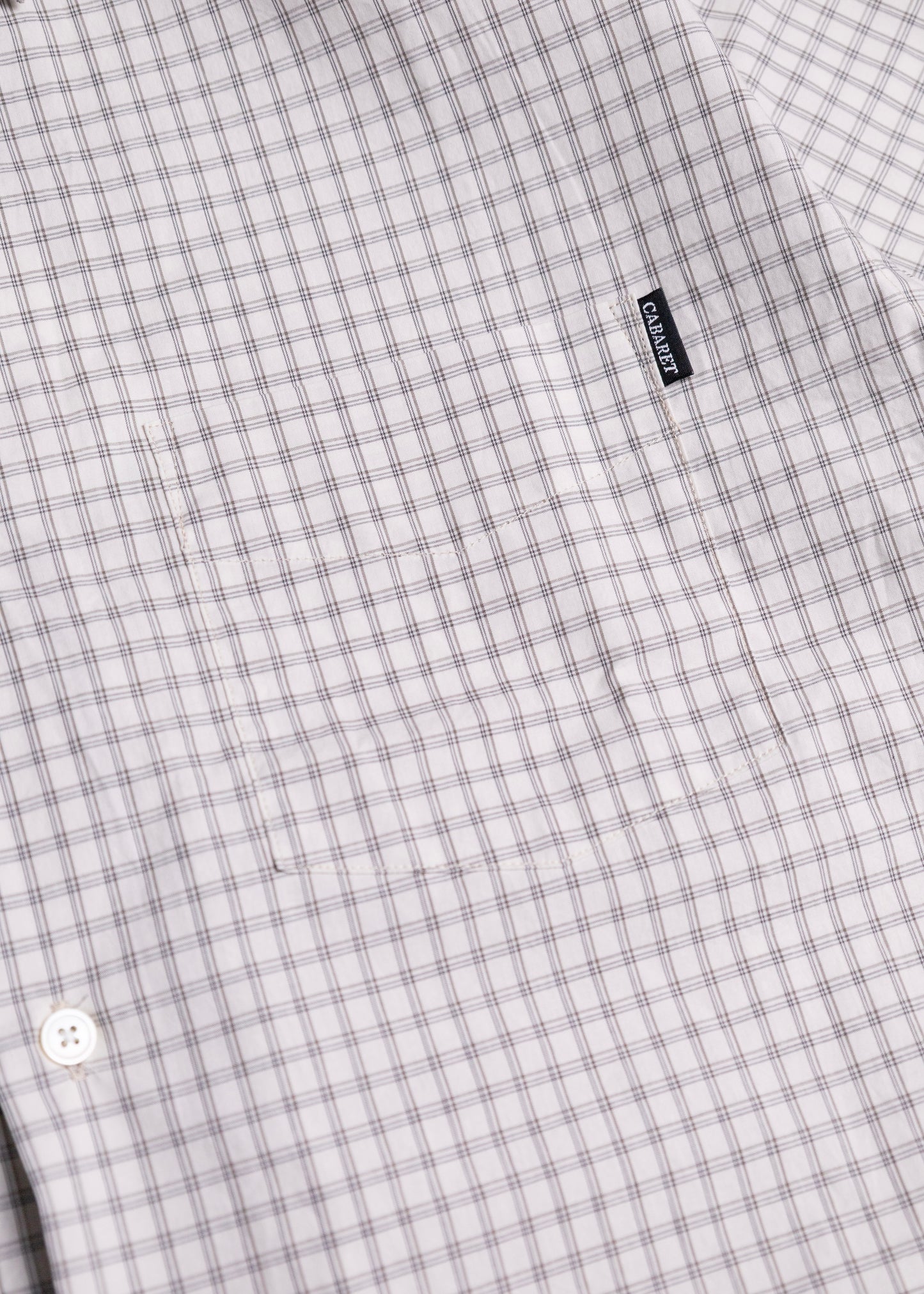 [CABARET POVAL] Plaid S/S Shirt