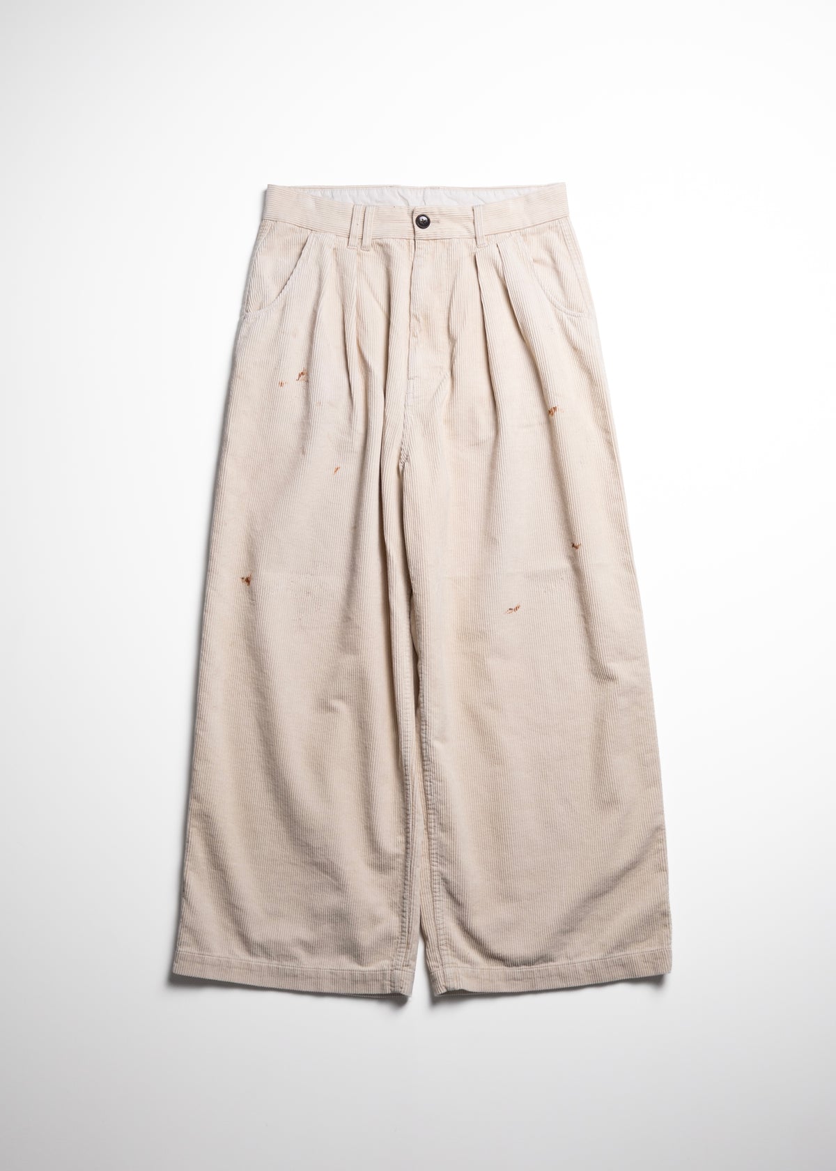 [ANACHRONORM] CORDUROY TUCK WIDE PANTS