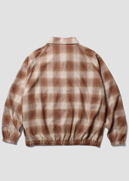 [CABARET POVAL] Wool Ombre Check Drizzler Shirt