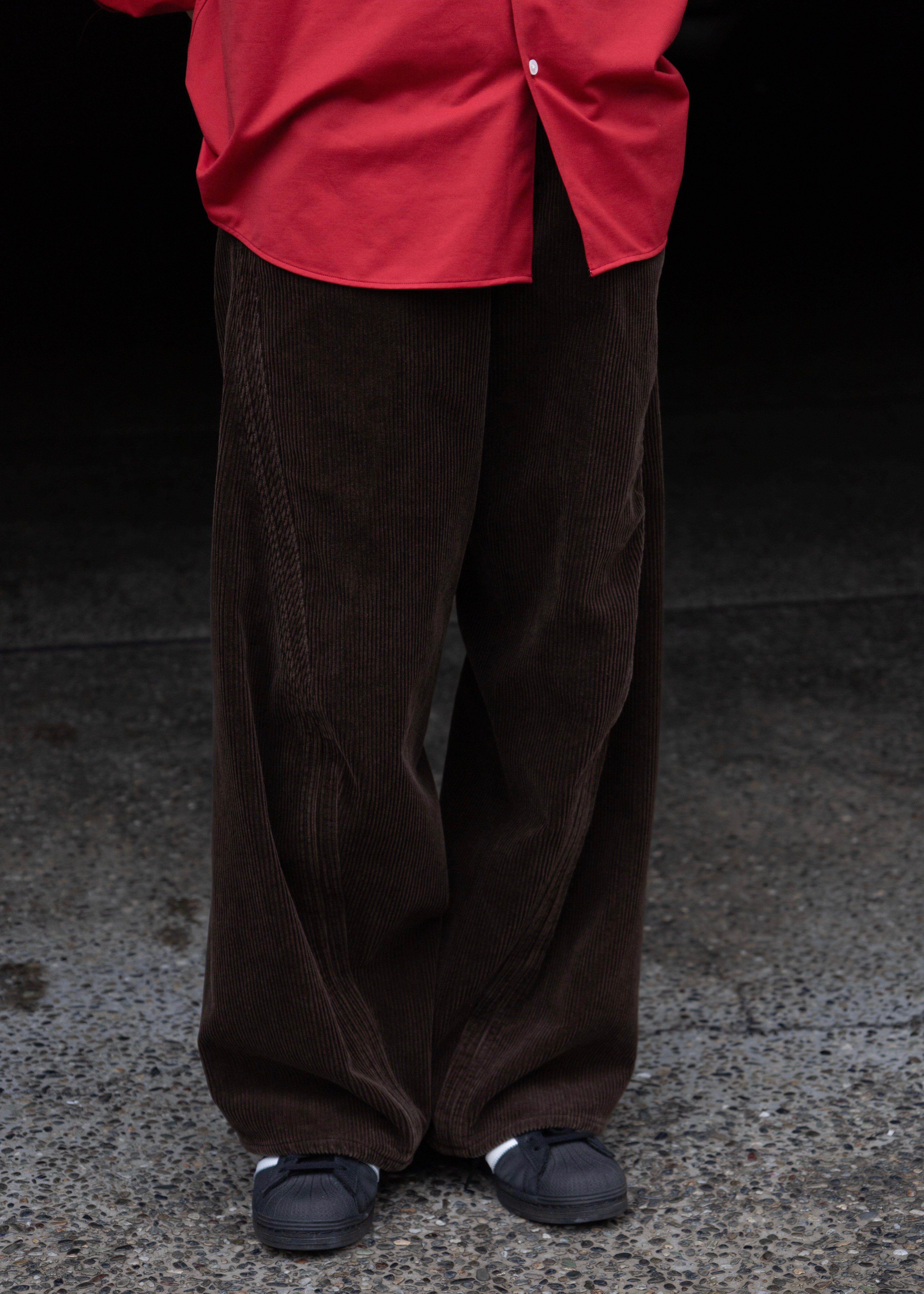 NVRFRGT（ネヴァーフォーゲット）3D TWISTED WIDE LEG 5P PANTS – process