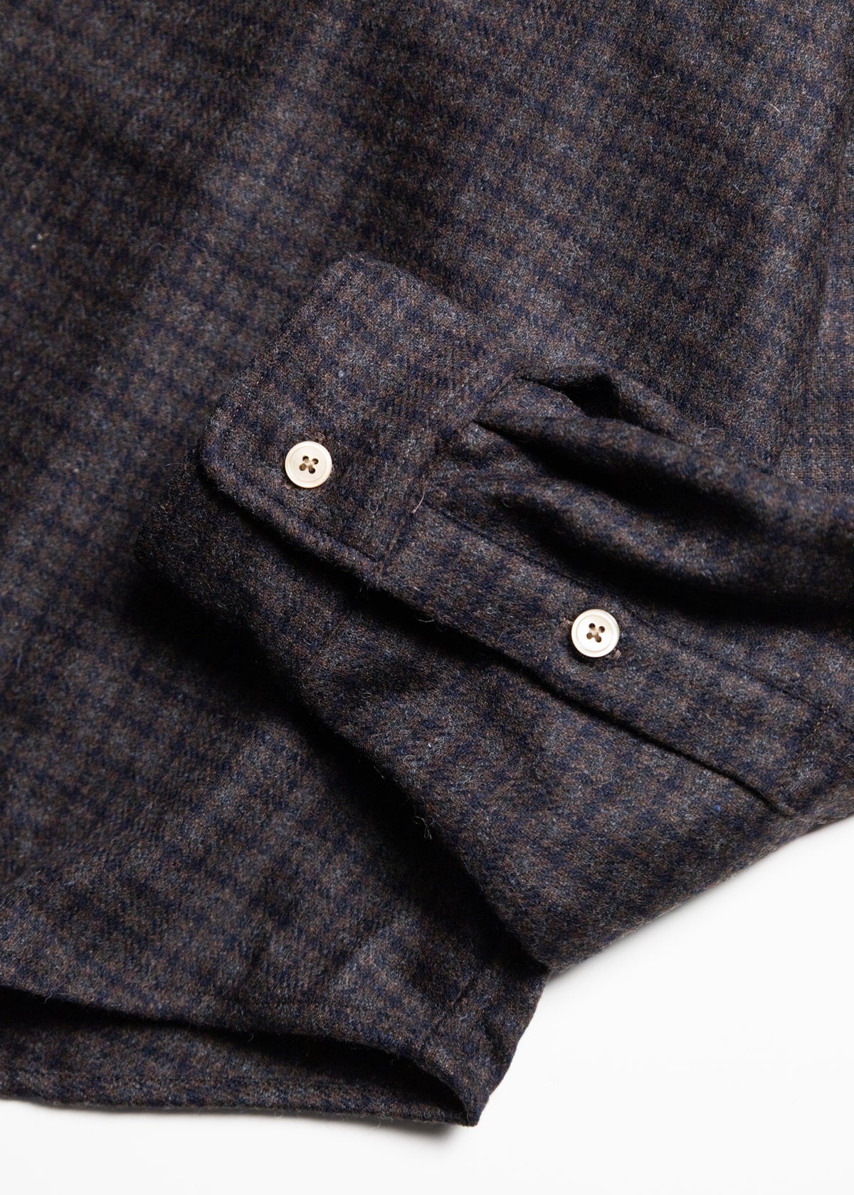 [CABARET POVAL] Rewool Plaid L/S Shirt