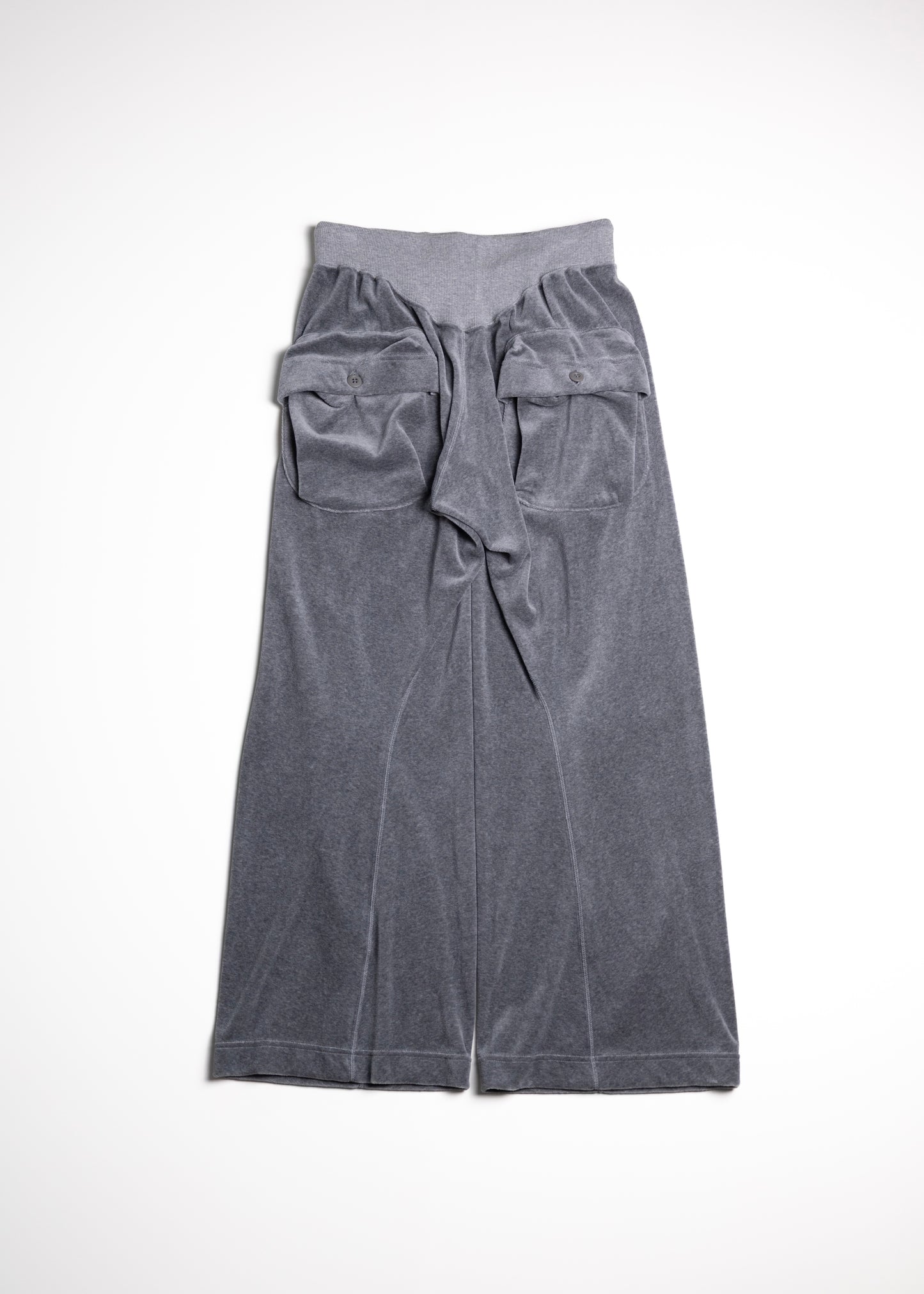 [NVRFRGT] VELOUR 3D TWISTED LOUNGE PANTS