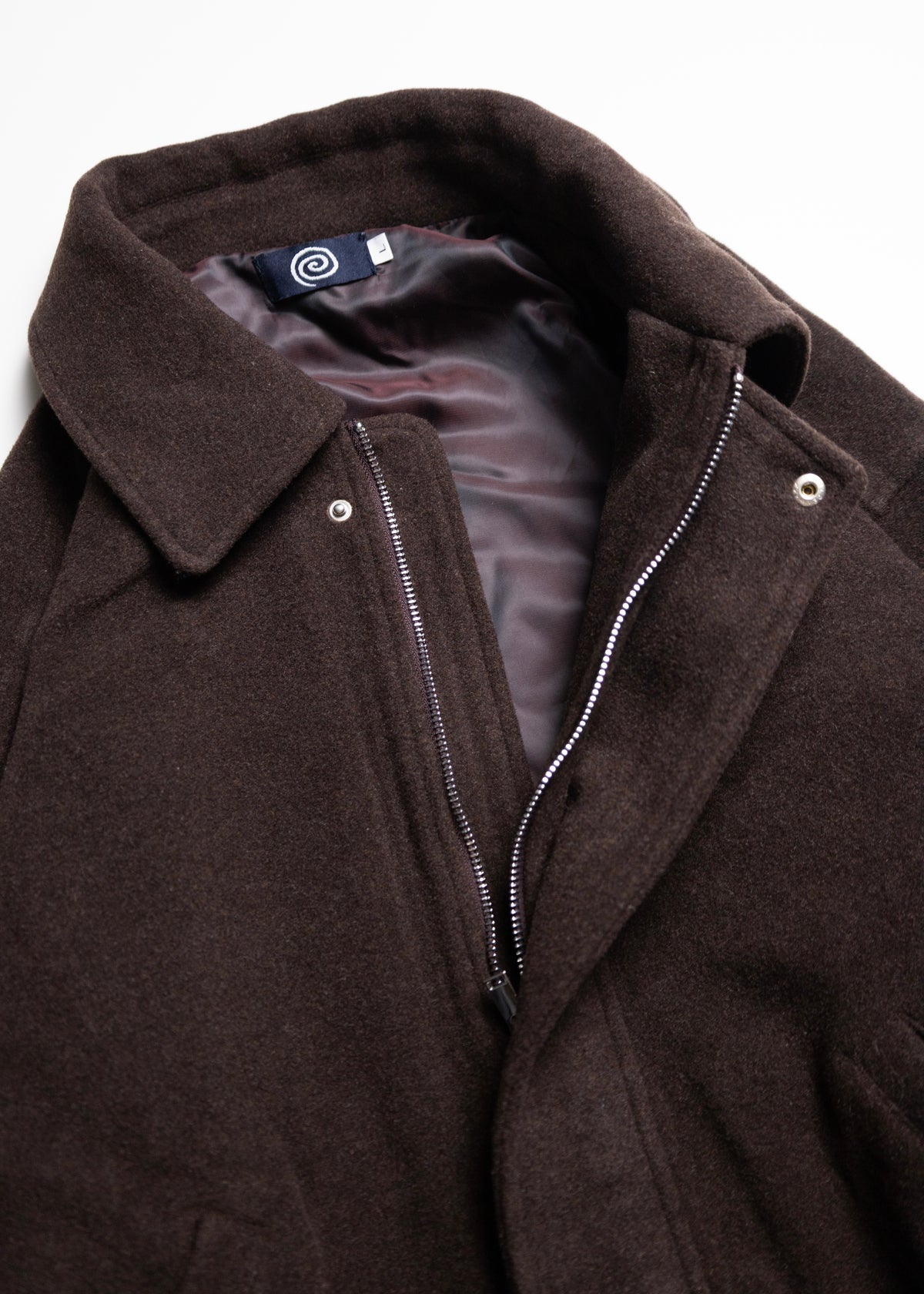 [SOL soonerorlater] WOOL STAND-COLLAR JACKET