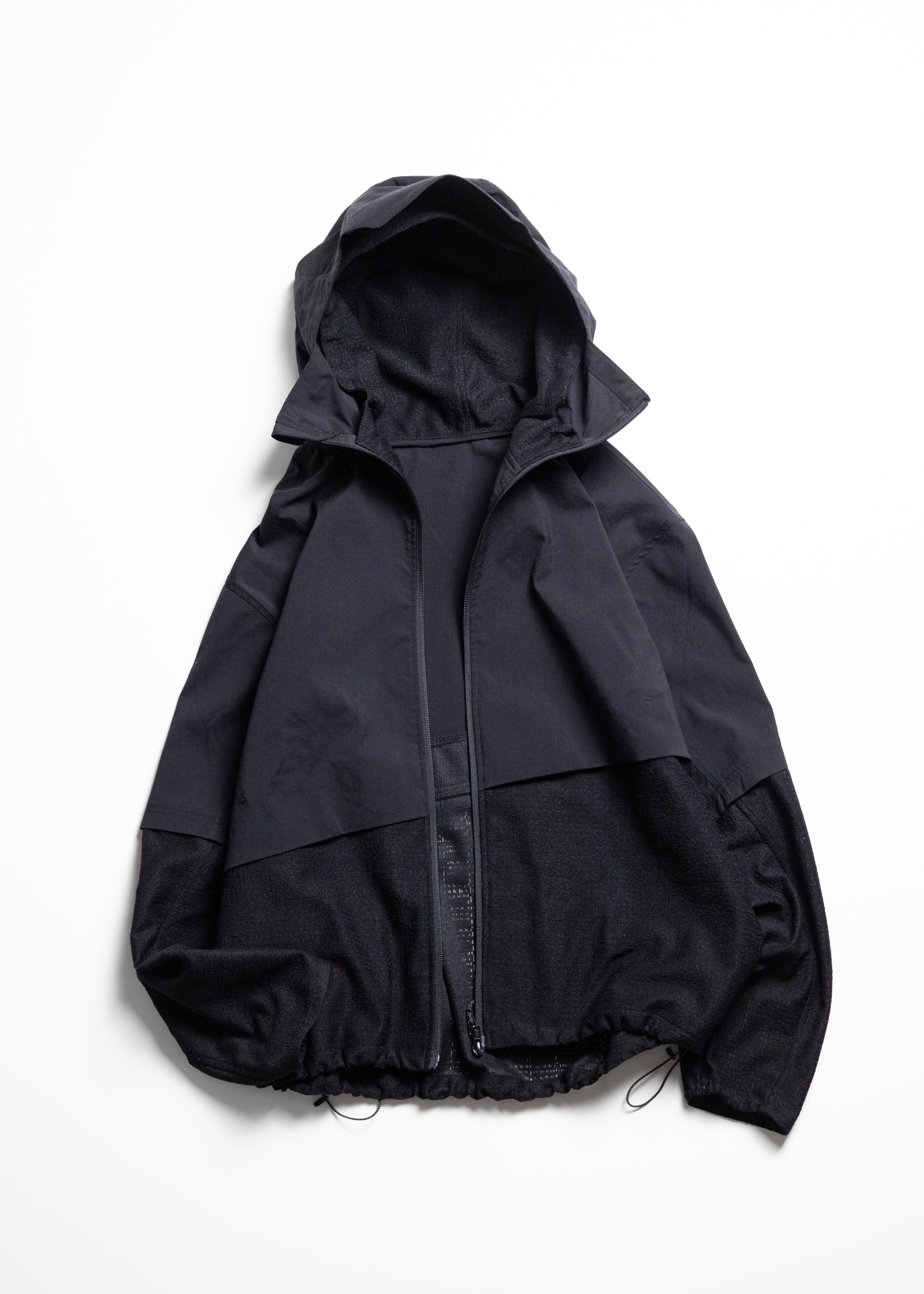 PASTOR NOVA パストルノヴァ JACKET タッサー ジャケット PASTOR NOVA（パストルノヴァ）DUAL-LAYER HOODED JACKET – process