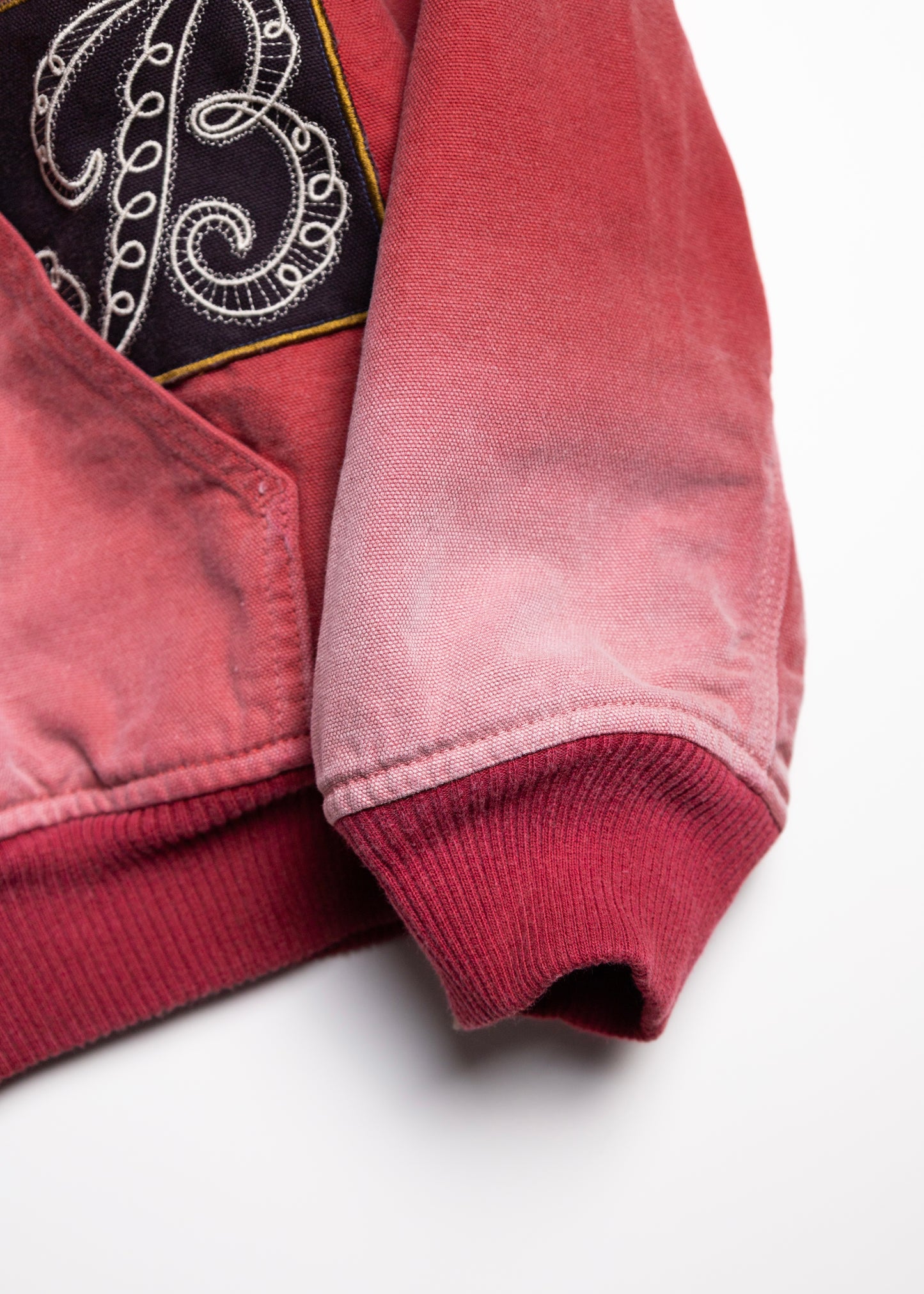[KHOKI] Vintage-effect embroidered jacket