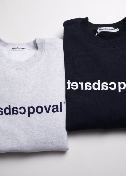 [CABARET POVAL] Original Logo Crewneck