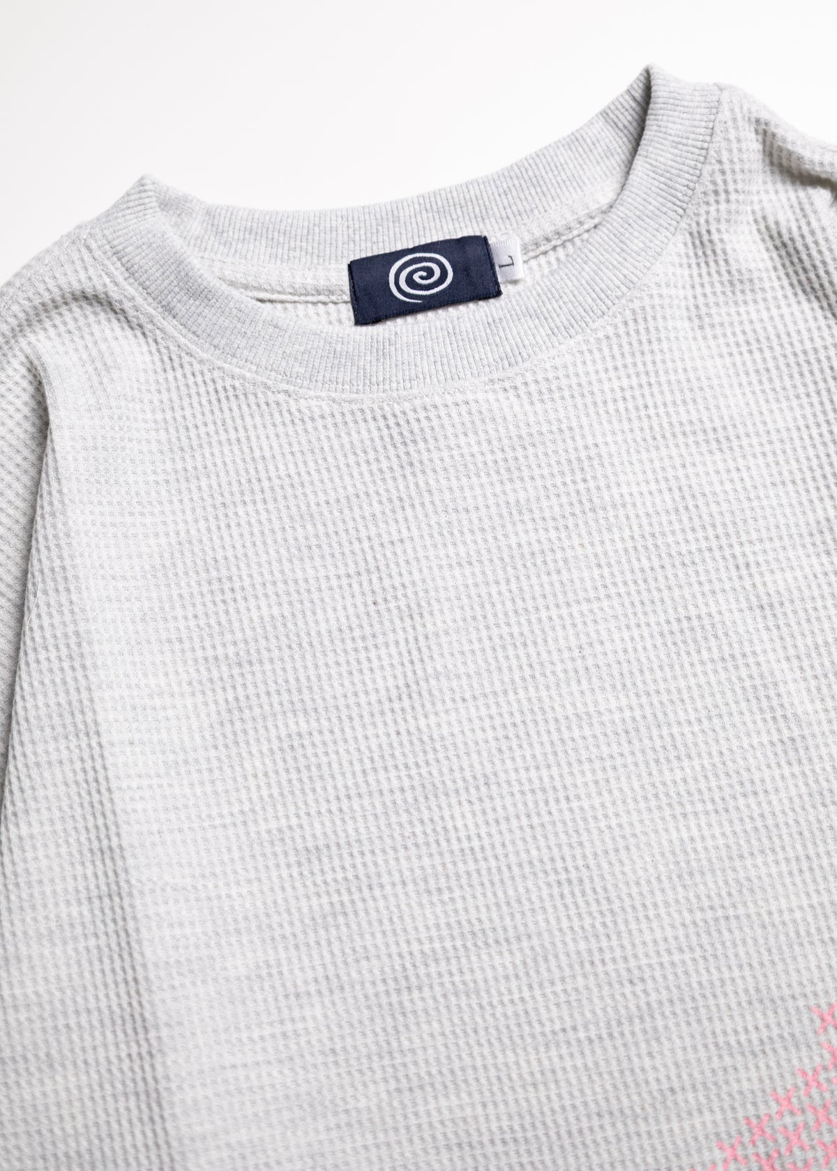 [SOL soonerorlater] CROSS GURUGURU WAFFLE L/S TEE