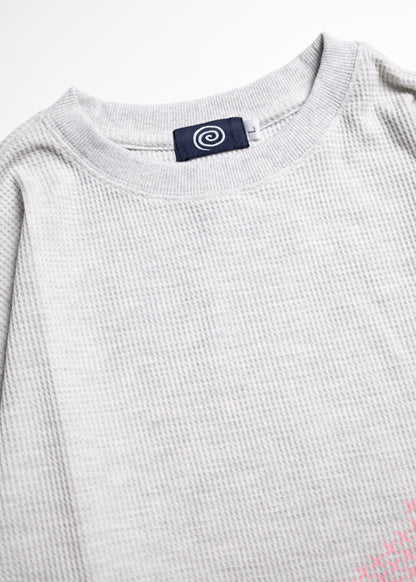 [SOL soonerorlater] CROSS GURUGURU WAFFLE L/S TEE