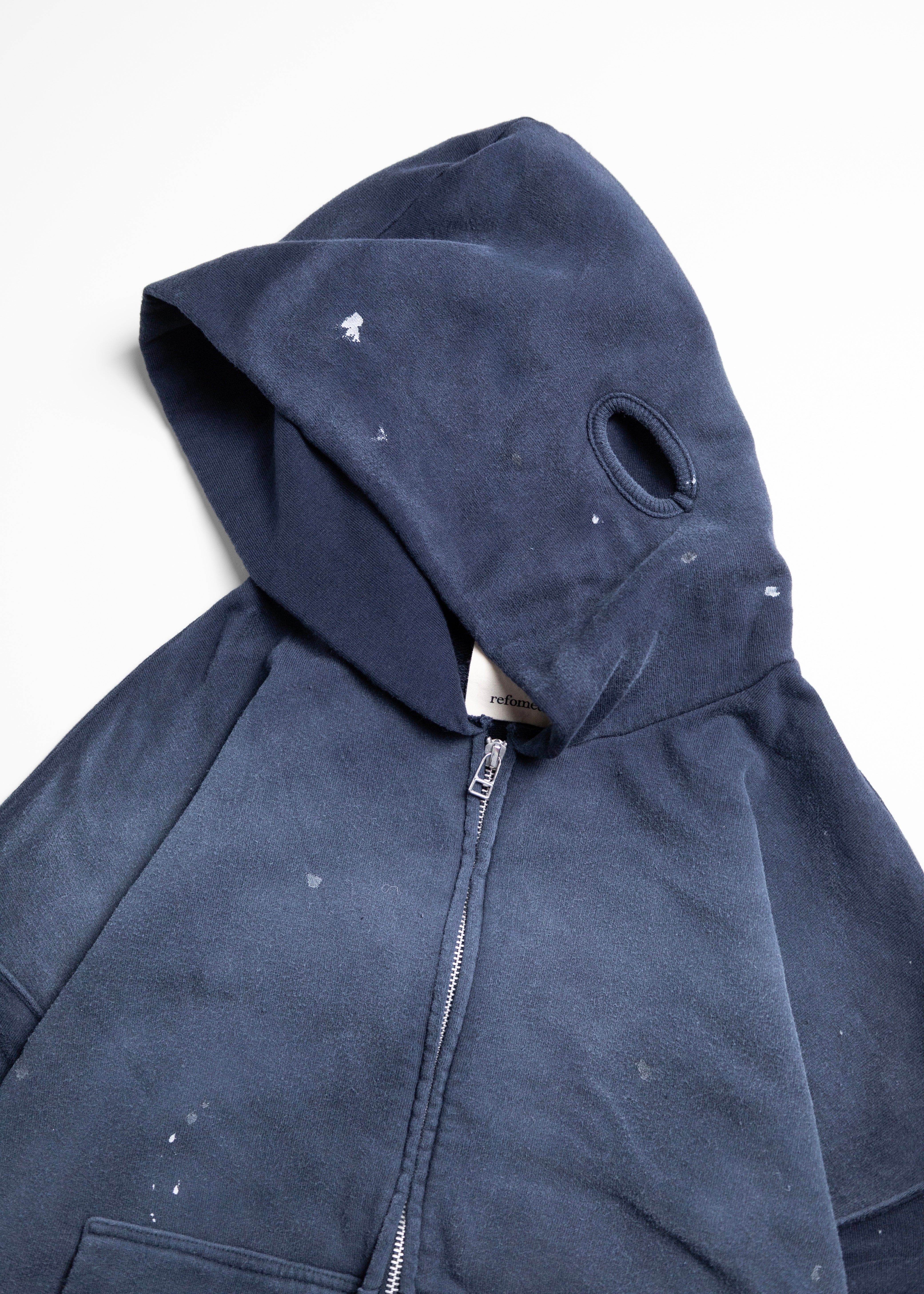 refomed（リフォメッド）FRESH MAN ZIPUP HOODIE – process