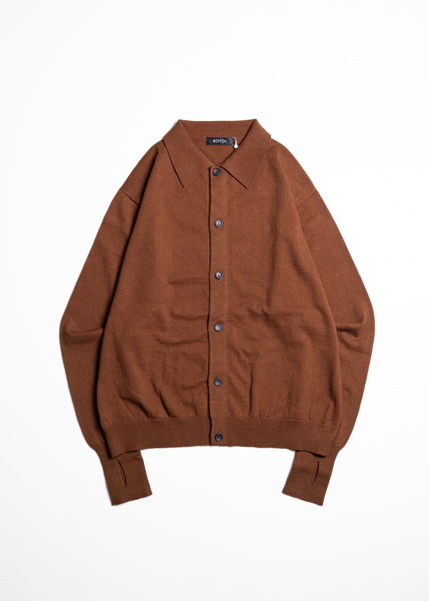 [ROTOL] Cashmere Blend Knit Shirt