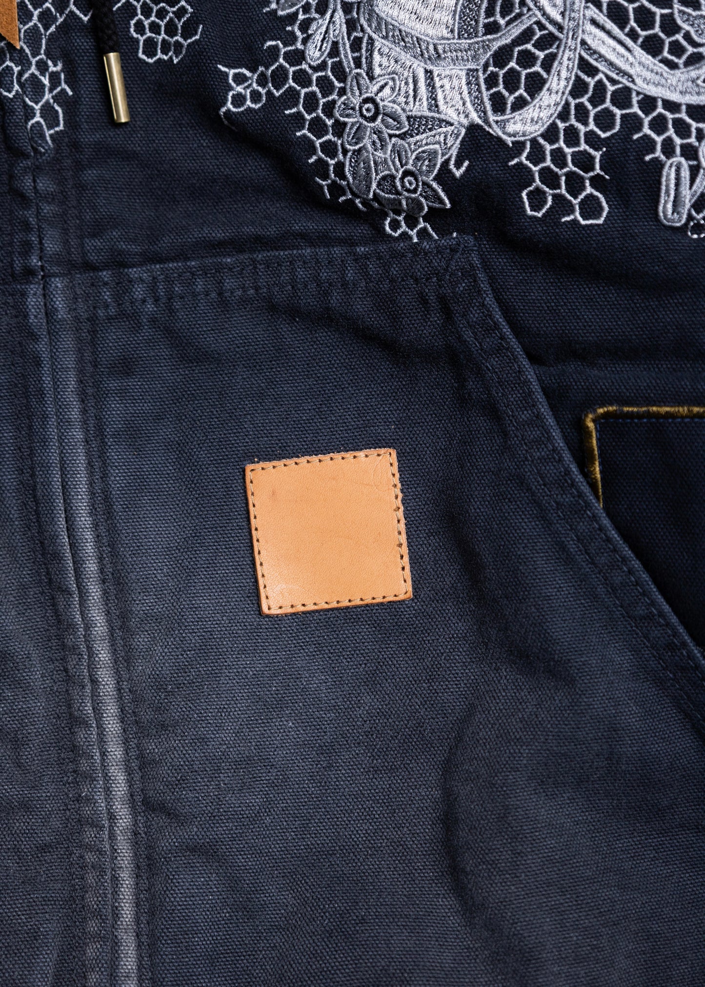 [KHOKI] Vintage-effect embroidered jacket