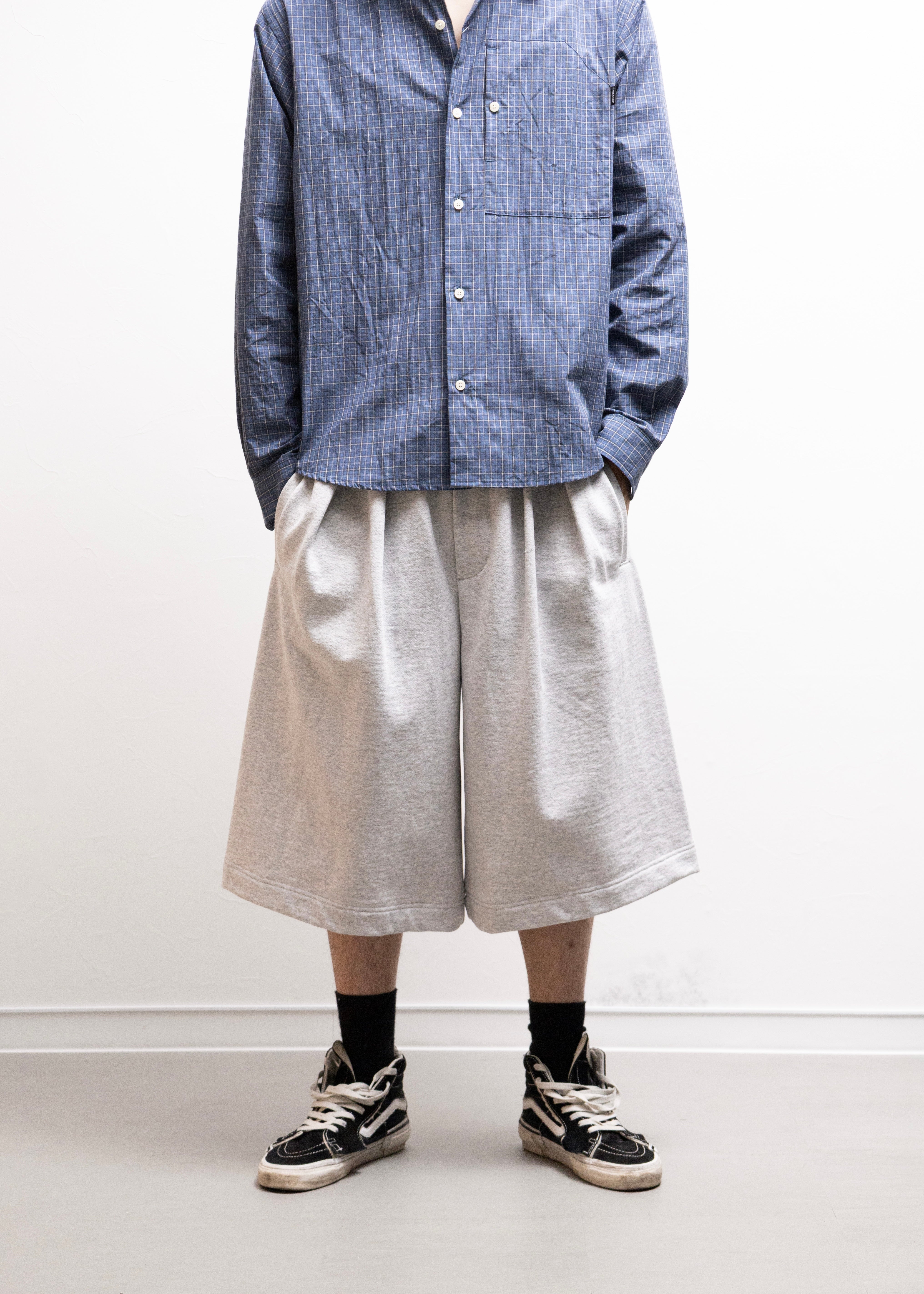 ROTOL（ロトル）Double Tuck Hakama Sweat Shorts – process
