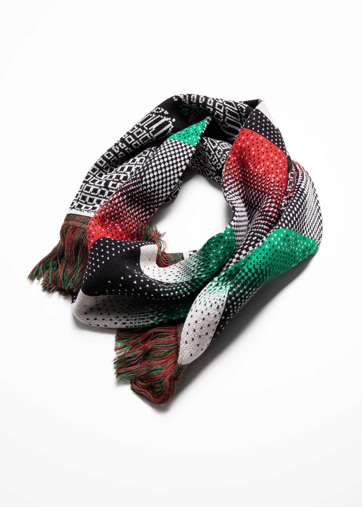[bal original] JACQUARD KNIT SOCCER SCARF