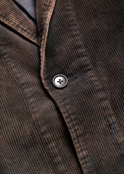 [ANACHRONORM] CORDUROY LAPEL JACKET