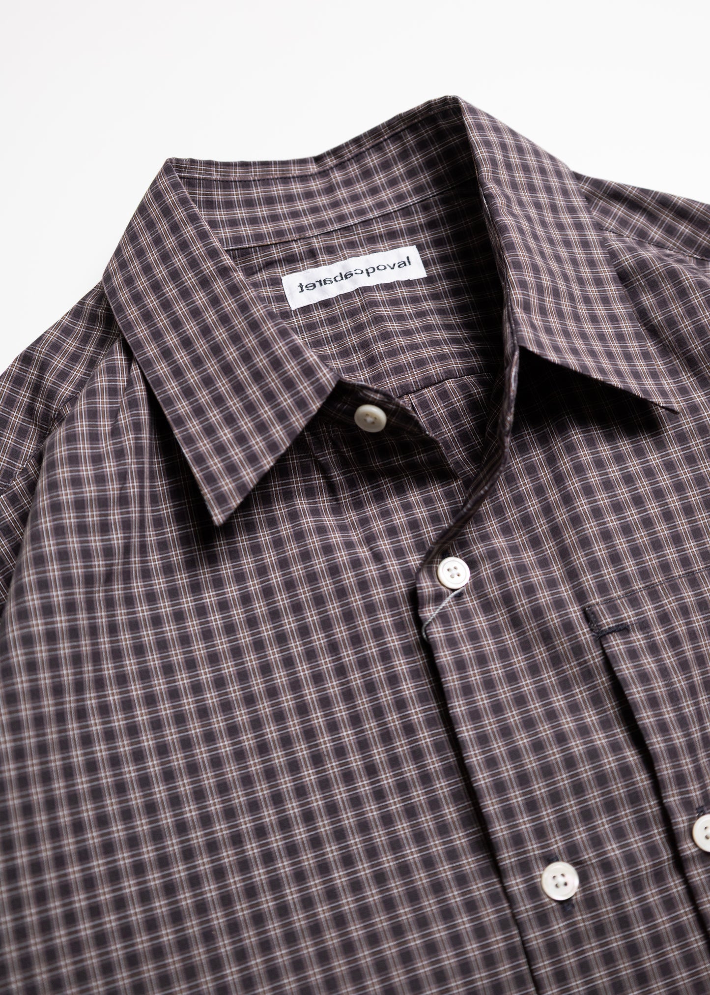 [CABARET POVAL] IP Plaid S/S Shirt