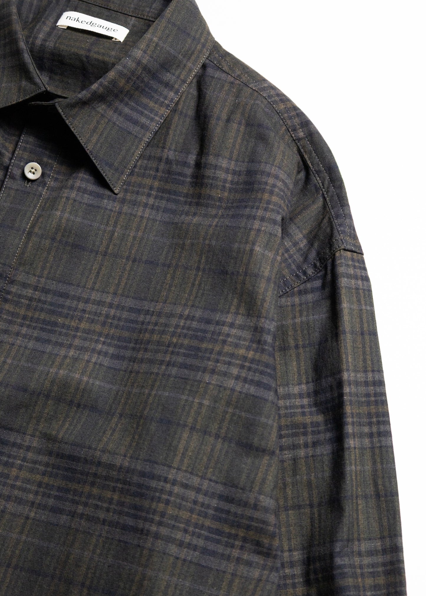 [nakedgauge] MADRAS CHECK SHIRT LS