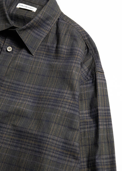[nakedgauge] MADRAS CHECK SHIRT LS